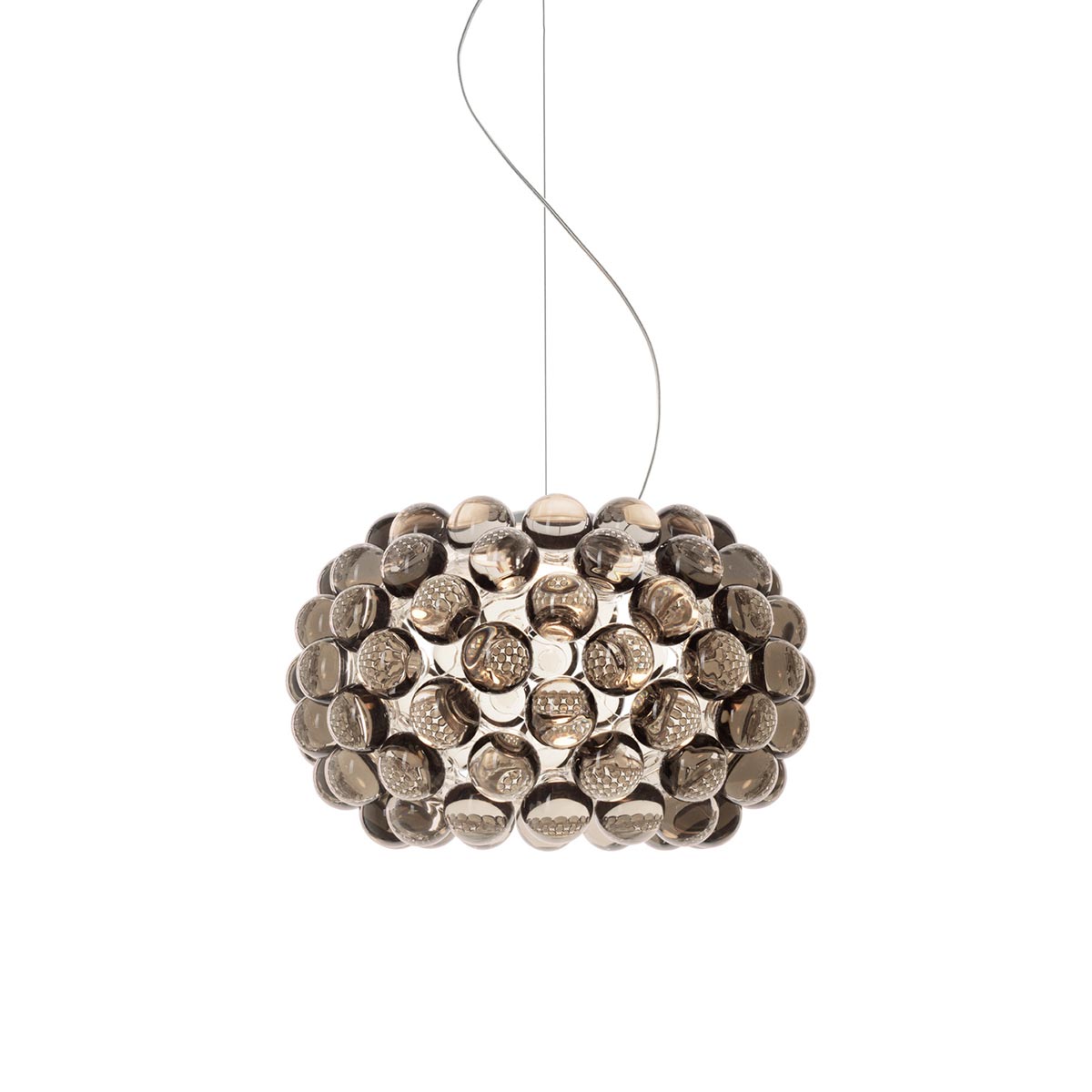 Foscarini Caboche Plus Piccola LED Sospensionegrau