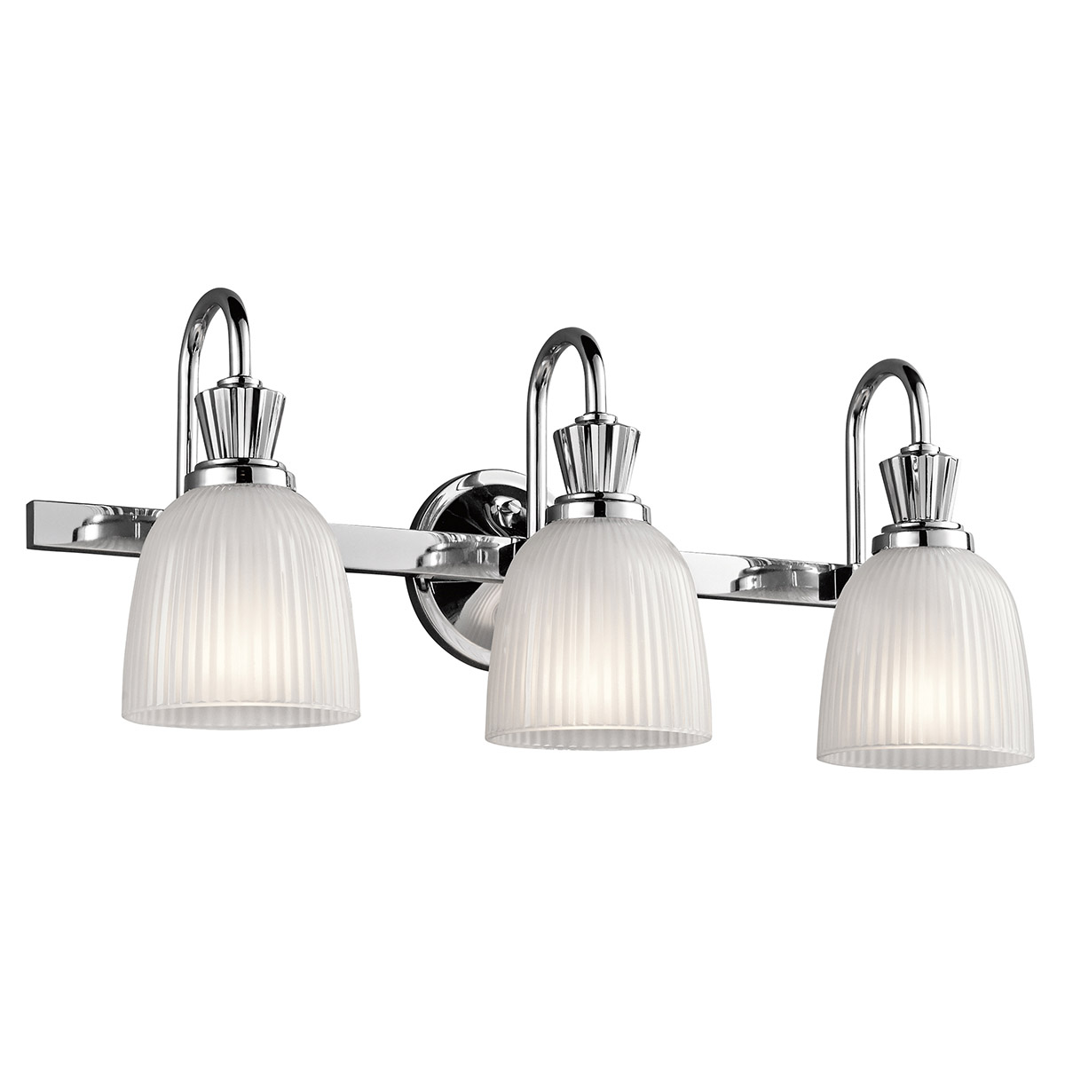 Elstead Lighting Cora Wandleuchte, 3-flg.Chrom poliert