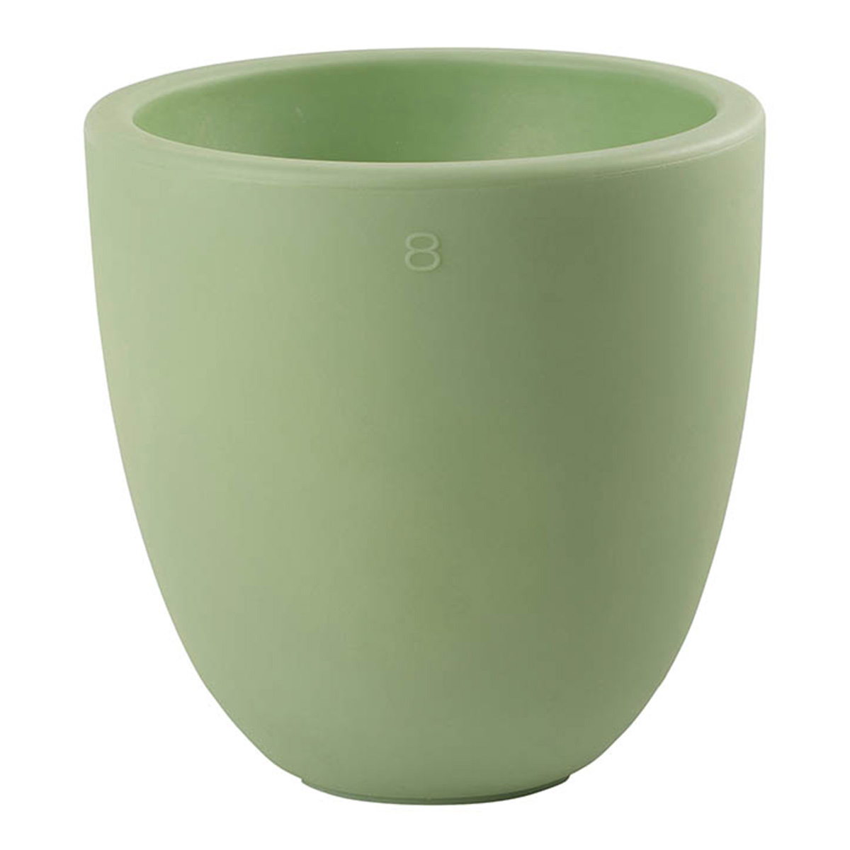 8 seasons design Shining Curvy Pot S Dekoleuchtemintgrün