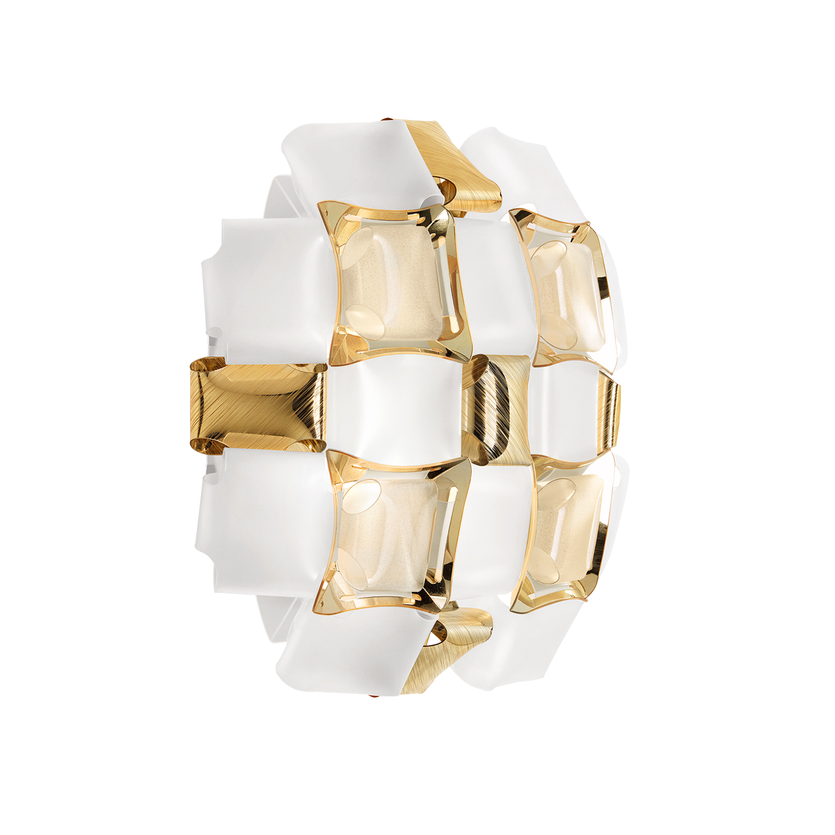 Slamp Mida Applique, 1. Generationwhite/gold (weiß/gold)