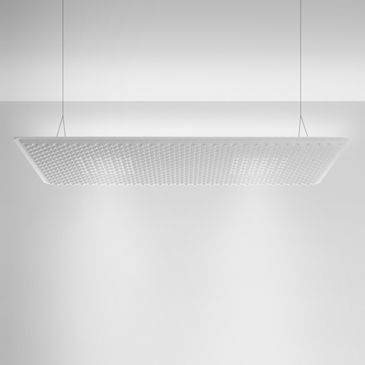 Eggboard Matrix LED Pendelleuchte, Direkt / Indirekt, 160 x 80 cm