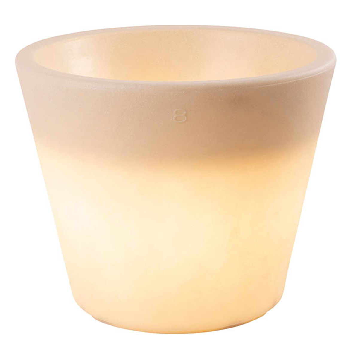 8 seasons design Shining Classic Pot XM Pflanztopf / Dekoleuchtesand