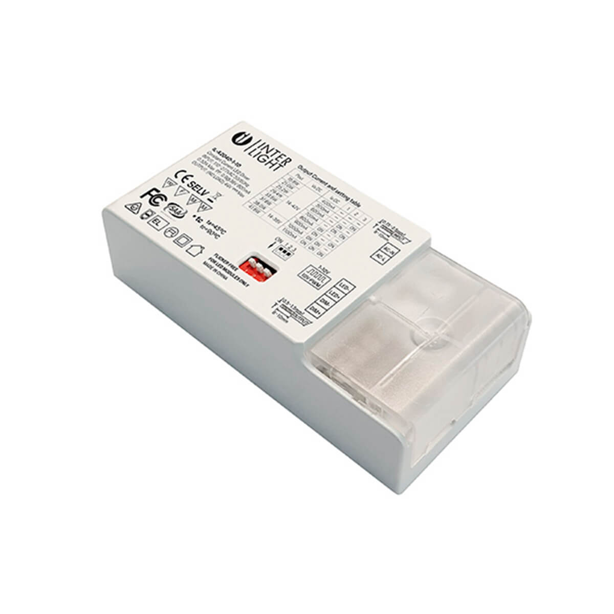 LED-Treiber Dip Switch dimmbar 1–10 V