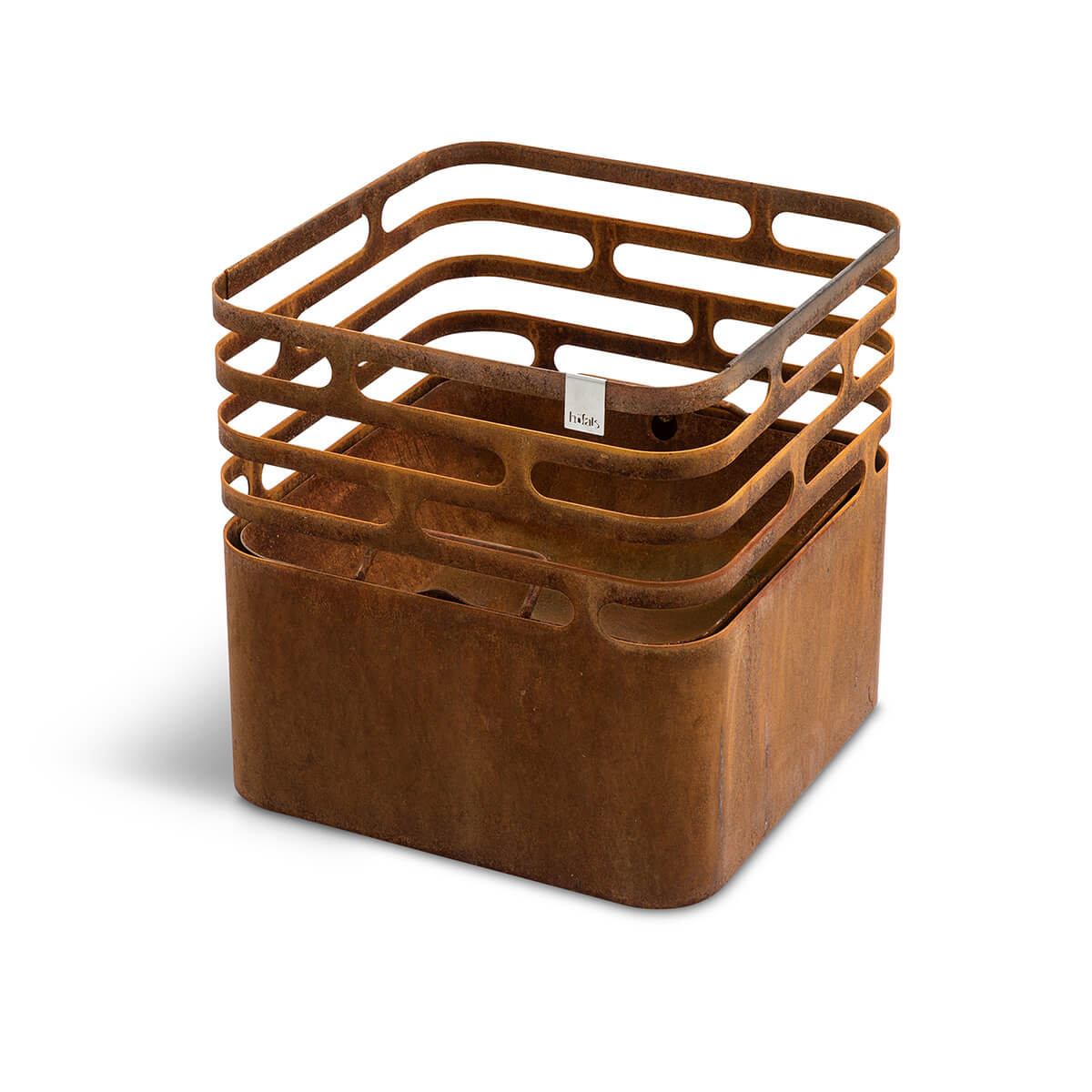 Cube Feuerkorb, Grill & Hocker