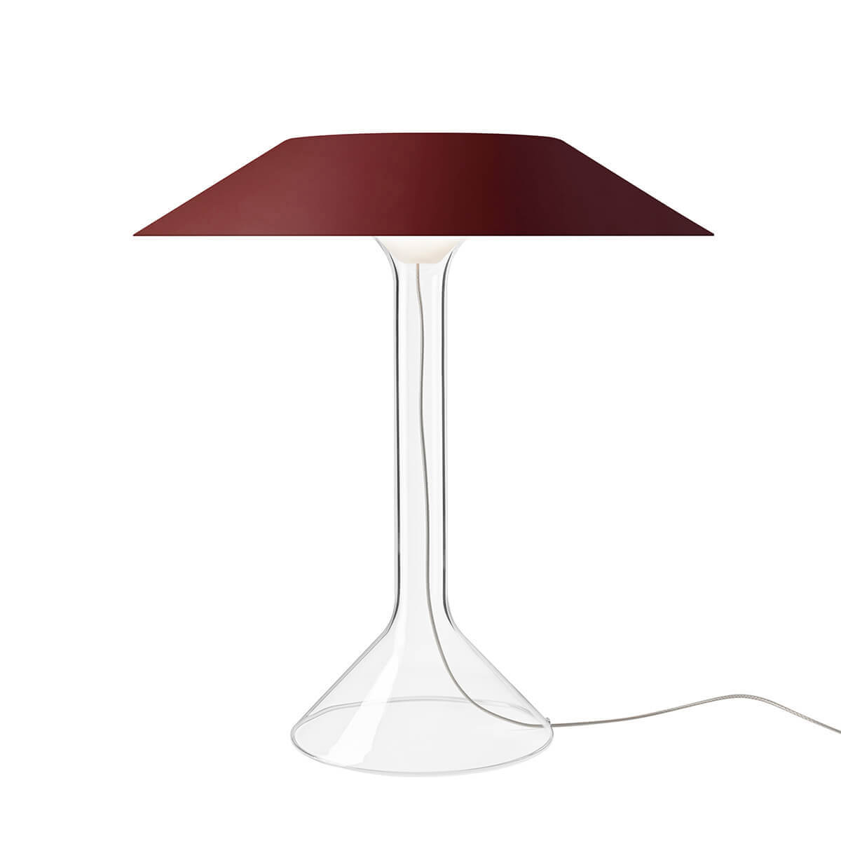 Foscarini Chapeaux M LED Tavolorosso scuro (dunkelrot)