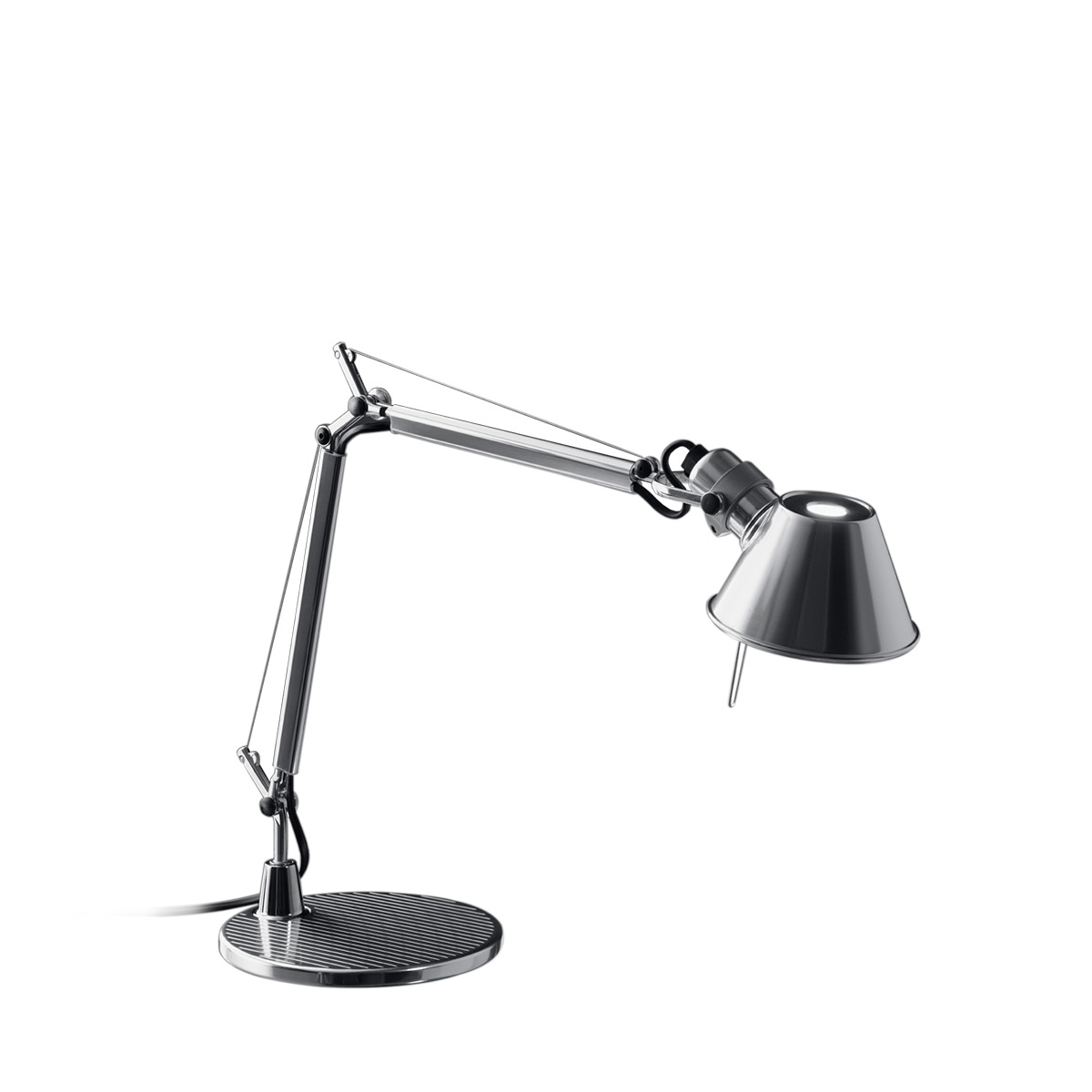 Artemide Tolomeo Micro TavoloAluminium hochglanzpoliert