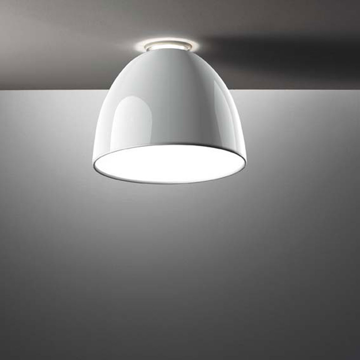 Artemide Nur Mini Gloss LED Soffittoweiß glänzend