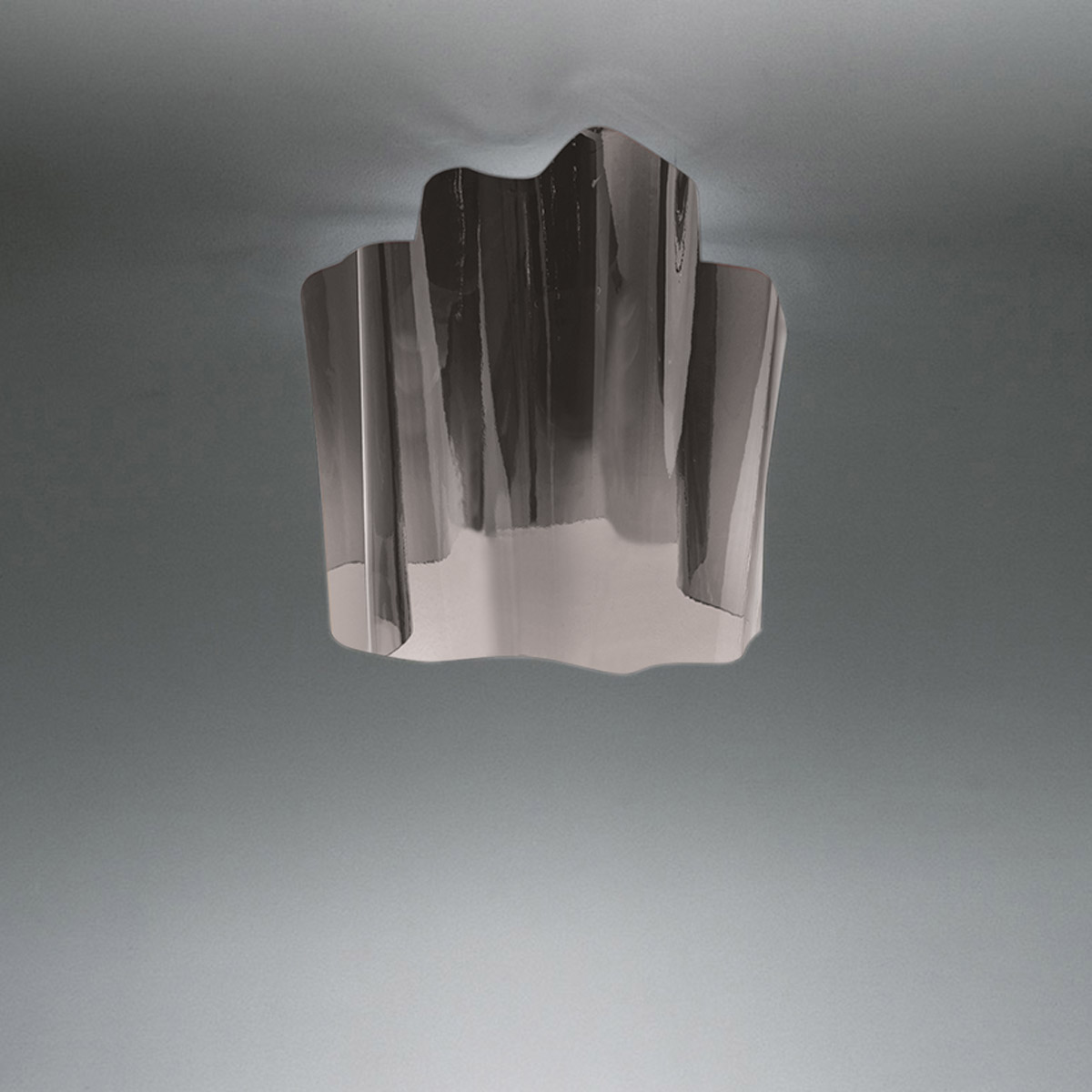 Artemide Logico SoffittoGlas: rauchgrau