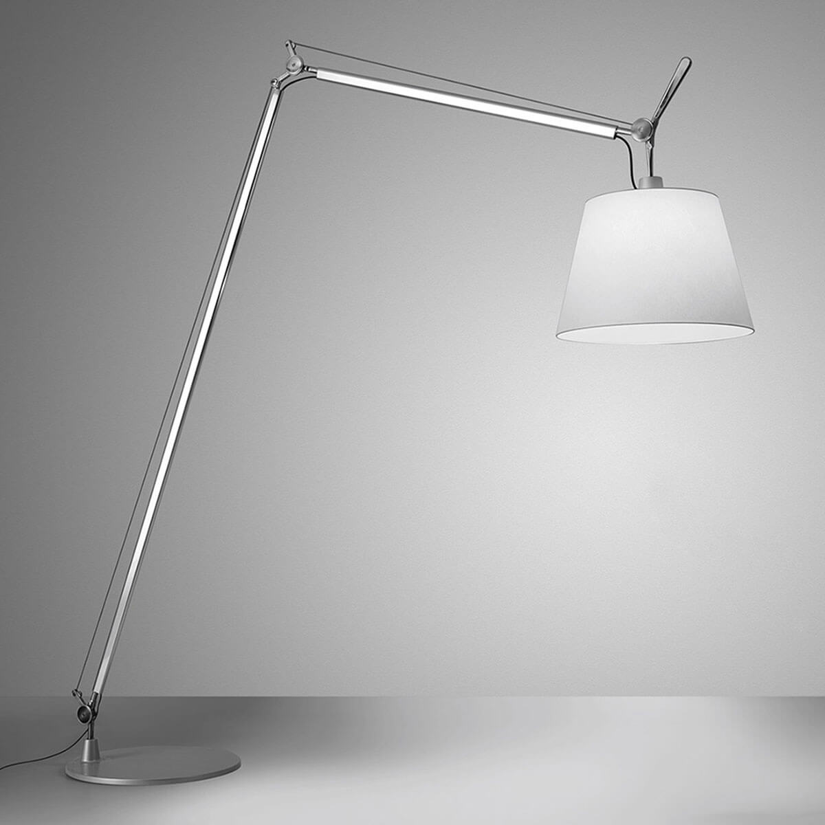 Artemide Tolomeo Maxi TerraAluminium / Pergamentpapier