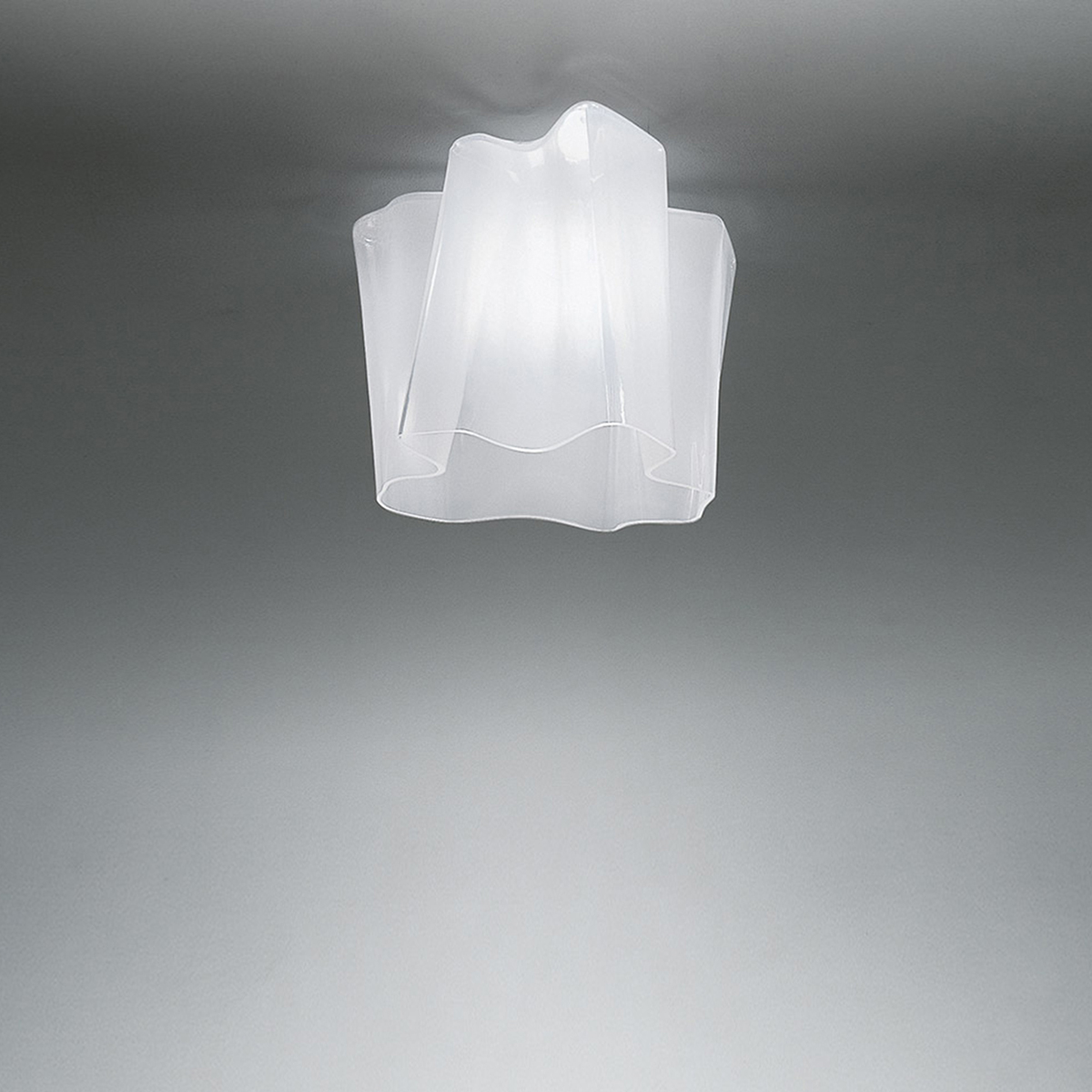 Artemide Logico Mini SoffittoSingola, 1 Glas: milchig weiß