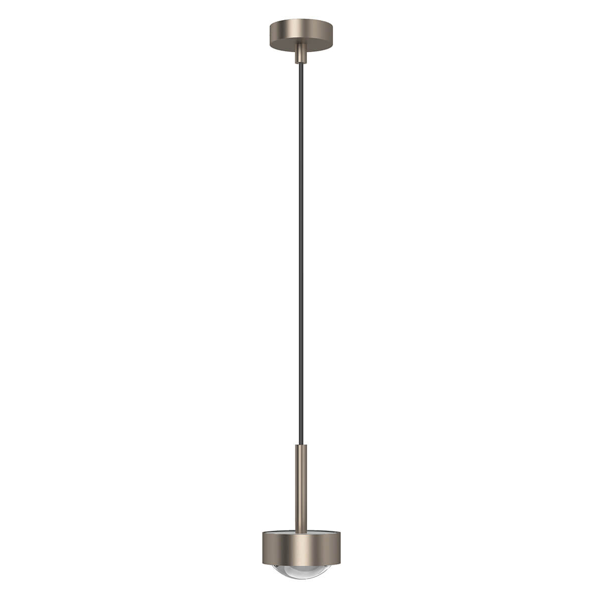 Top Light Puk Mini Long One Pendelleuchte, GehäuseNickel matt