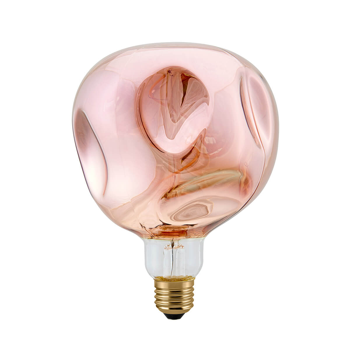 LED Filament Giantlampe Ball Metallic E27 Kupfer, 4 W, 1800 K, dimmbar