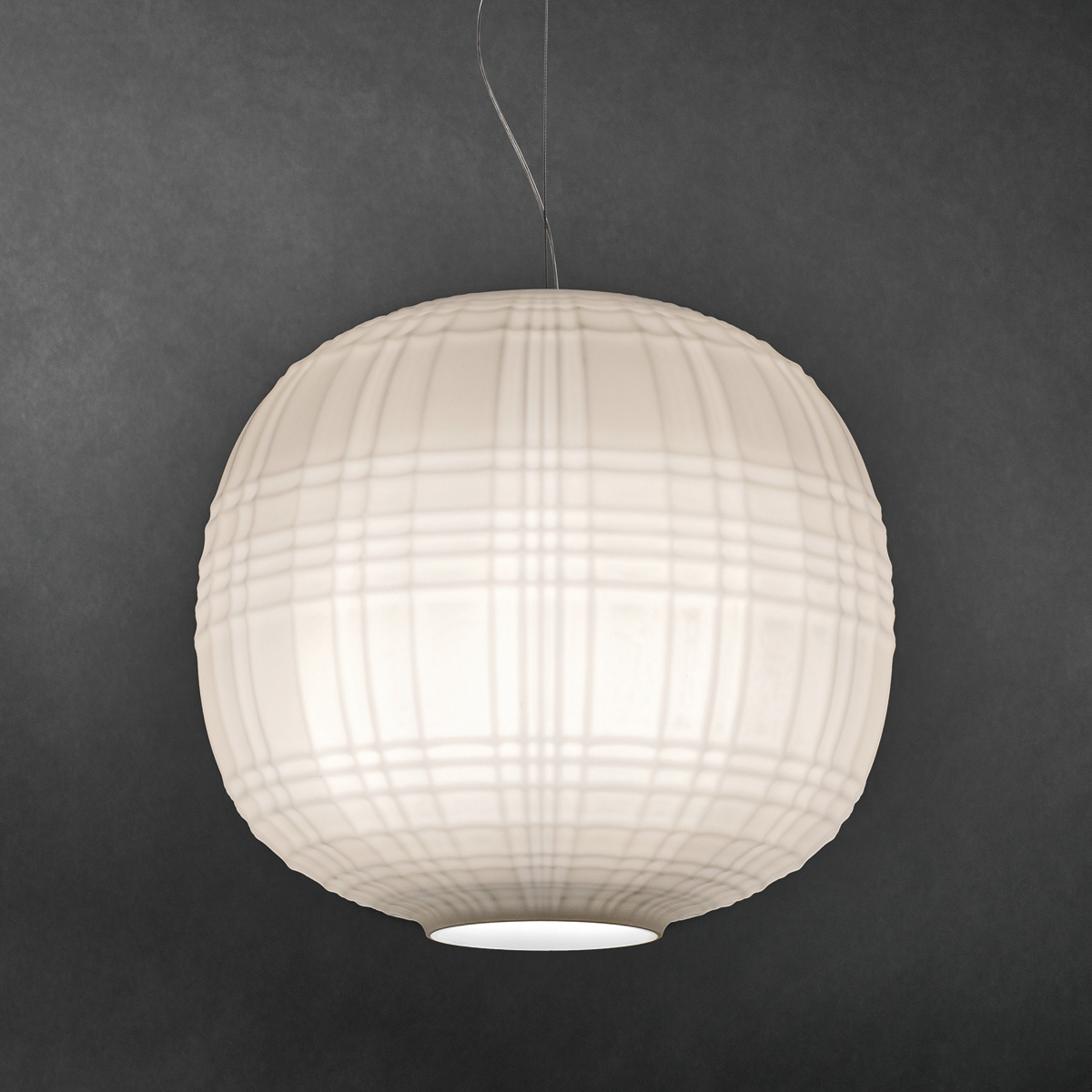 Foscarini Tartan LED Sospensionebianco (weiß), dimmbar