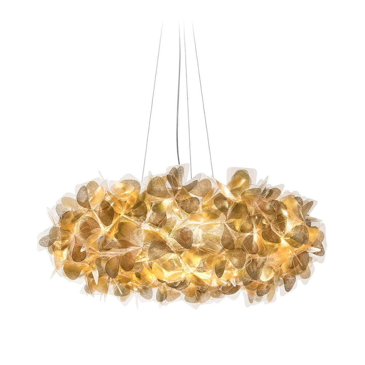 Slamp Clizia Mama non Mama Suspension LargeGold, Kabel: transparent