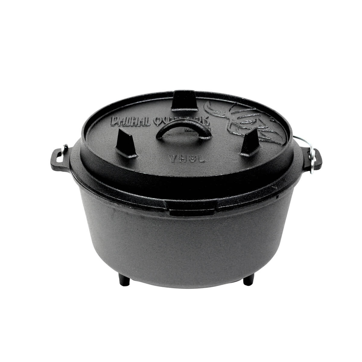 Dutch Oven / Feuertopf 8L mit Füßen