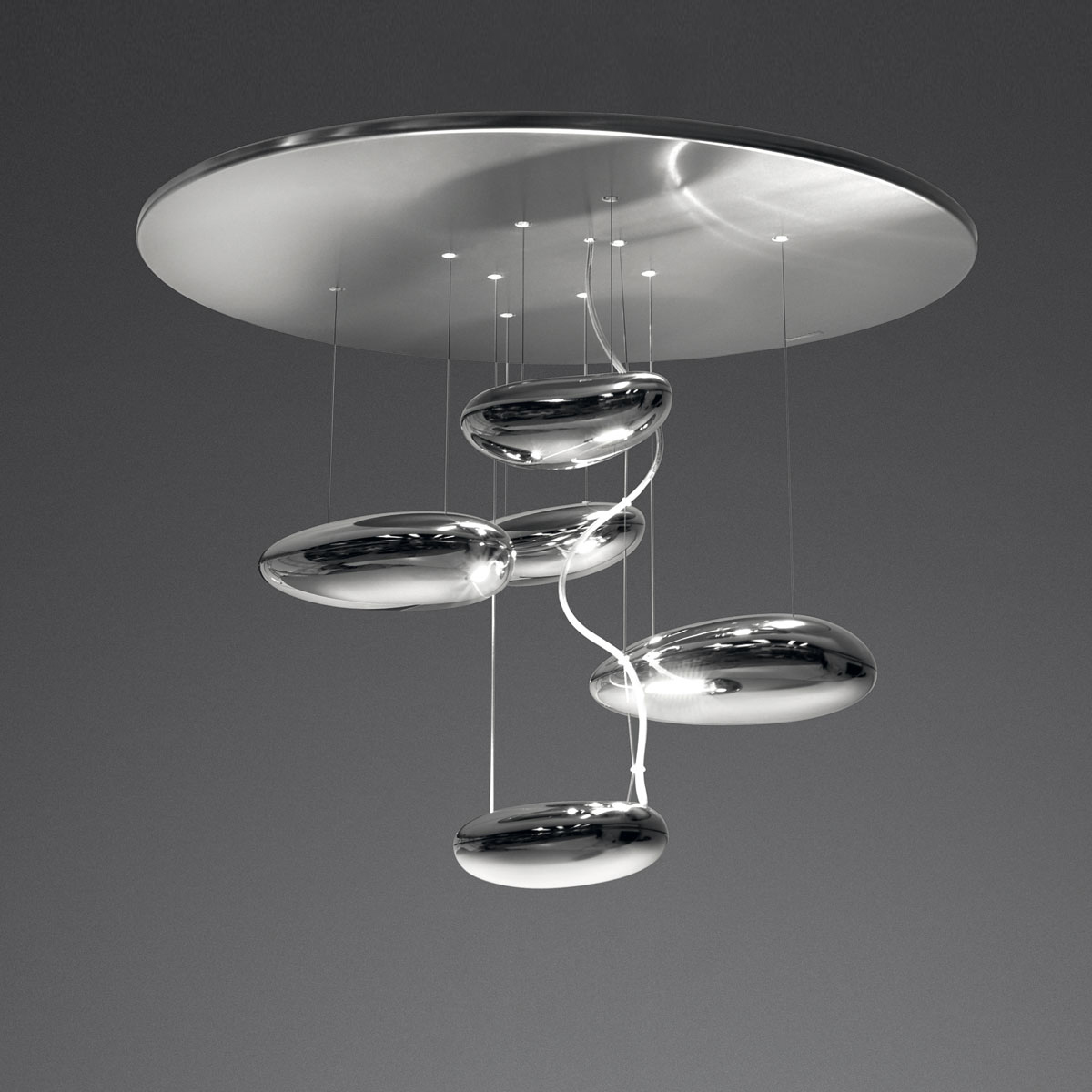 Artemide Mercury Mini Soffitto LED2700 K, Chrom