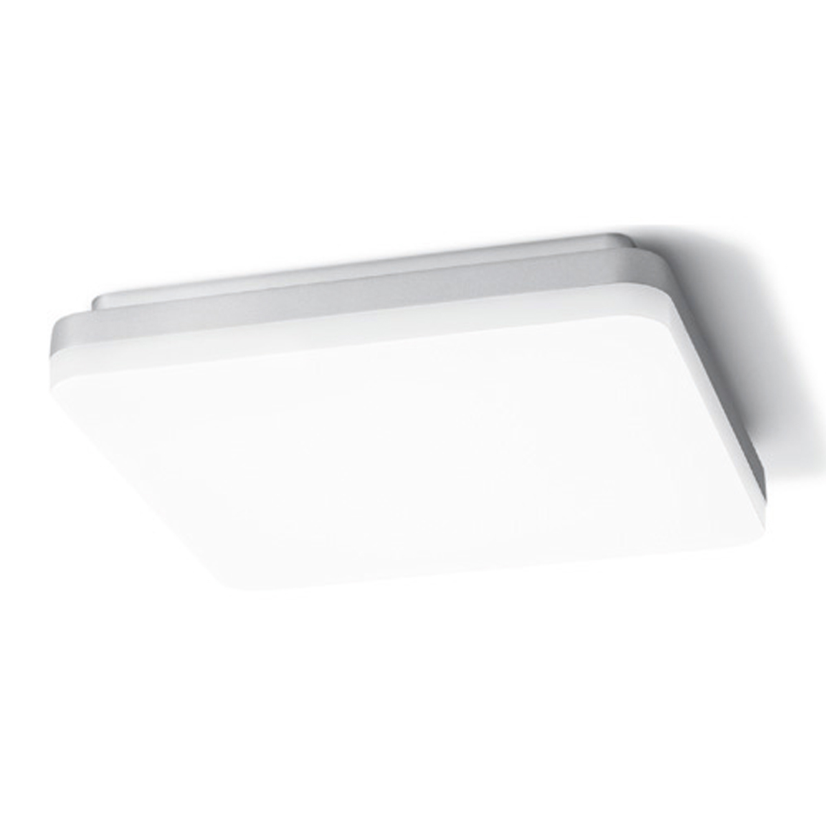 Sigor Square LED Deckenleuchte4000 K, 40 x 40 cm, Silber