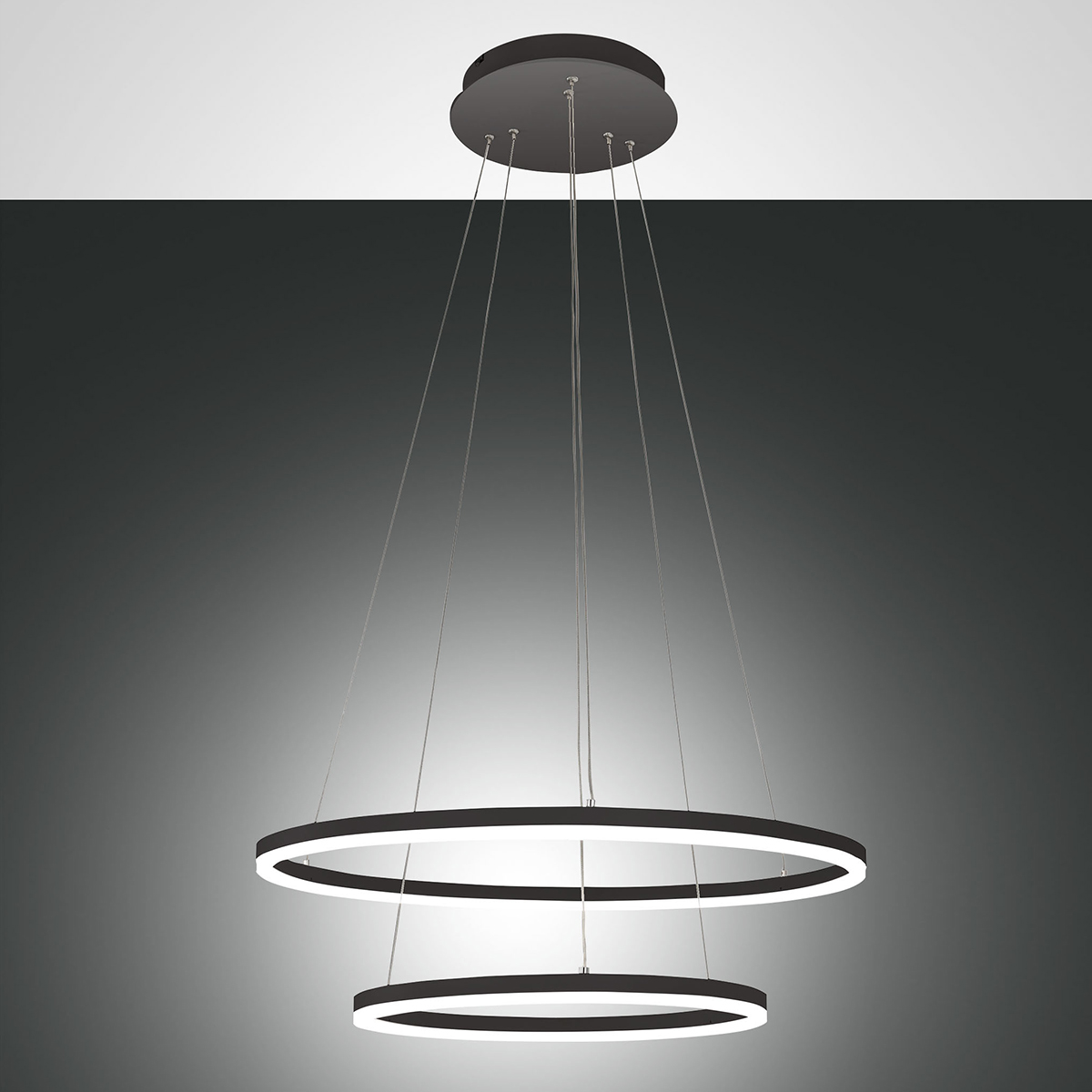 Fabas Luce Giotto LED Pendelleuchteschwarz