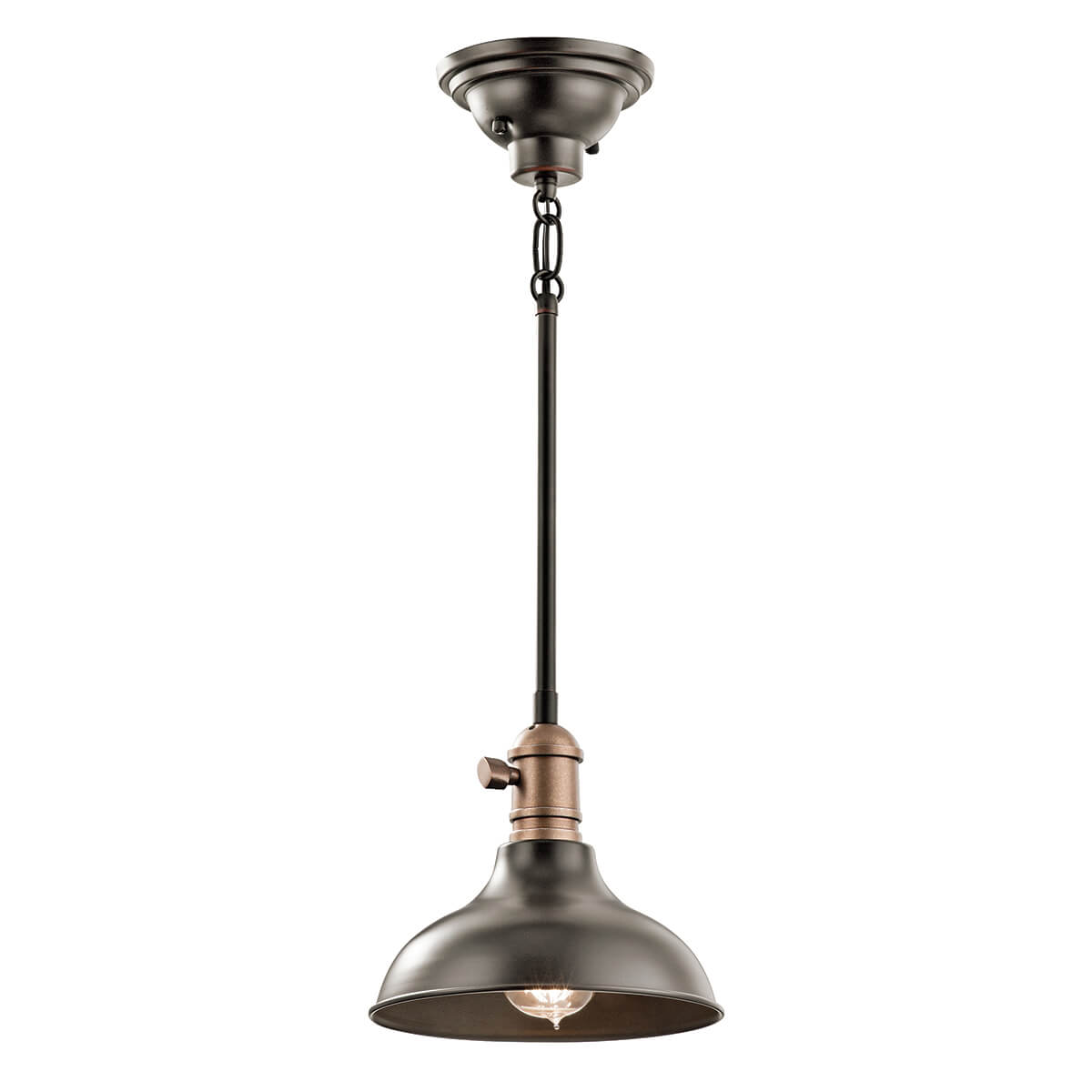 Elstead Lighting Cobson Mini Pendelleuchte, Ø: 20,3 cmAntik Bronze