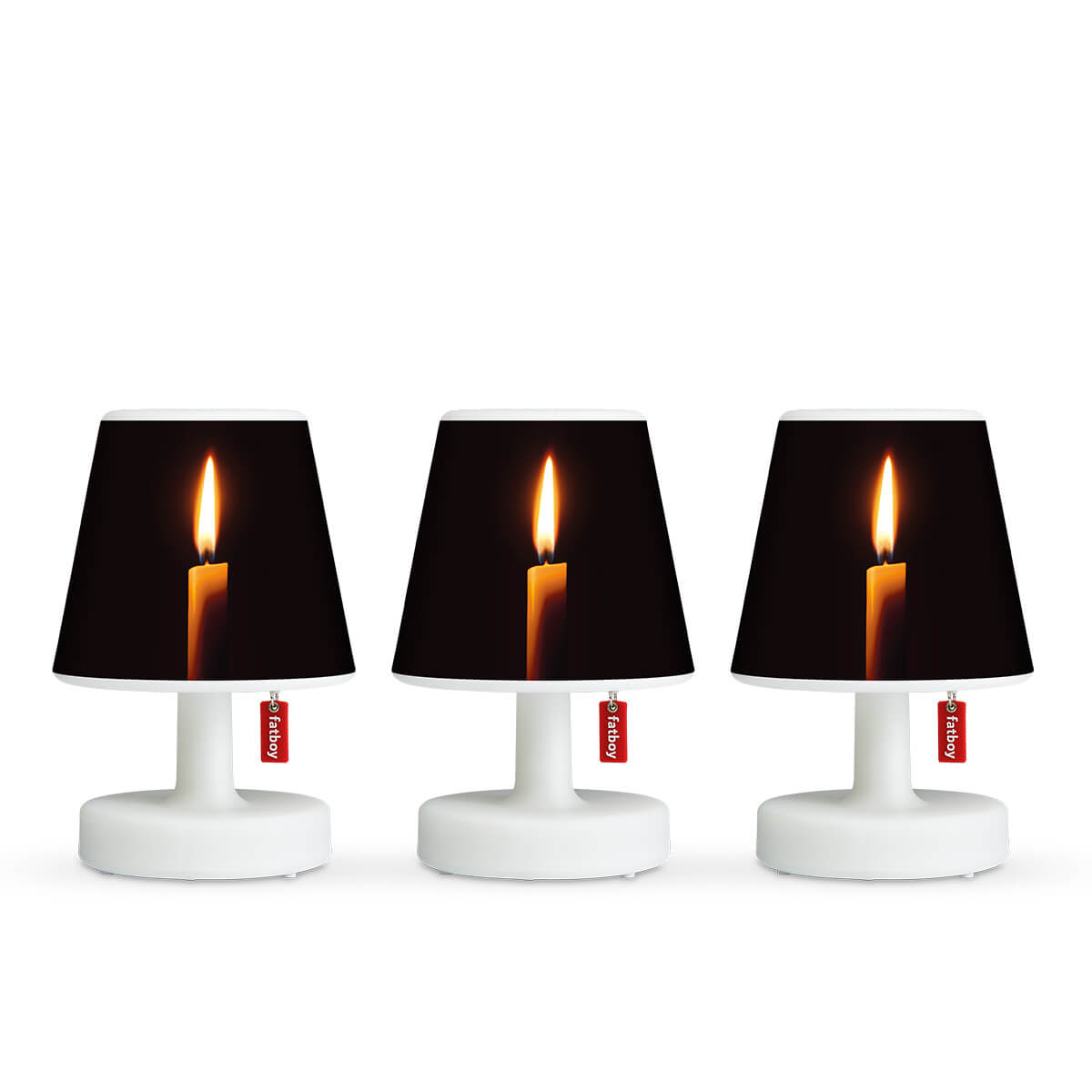 Edison the Mini LED Akkuleuchte, 3er-Set, mit Mini Cappie Set Candle Light