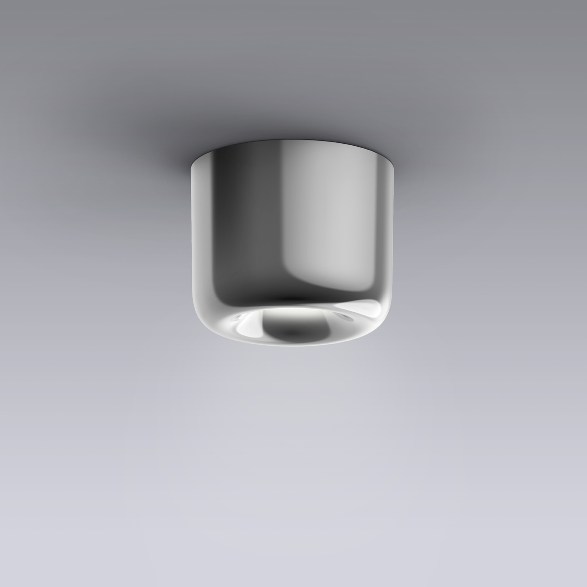 serien.lighting Cavity Ceiling S LED Deckenleuchte2700 K, aluminiumglanz finish