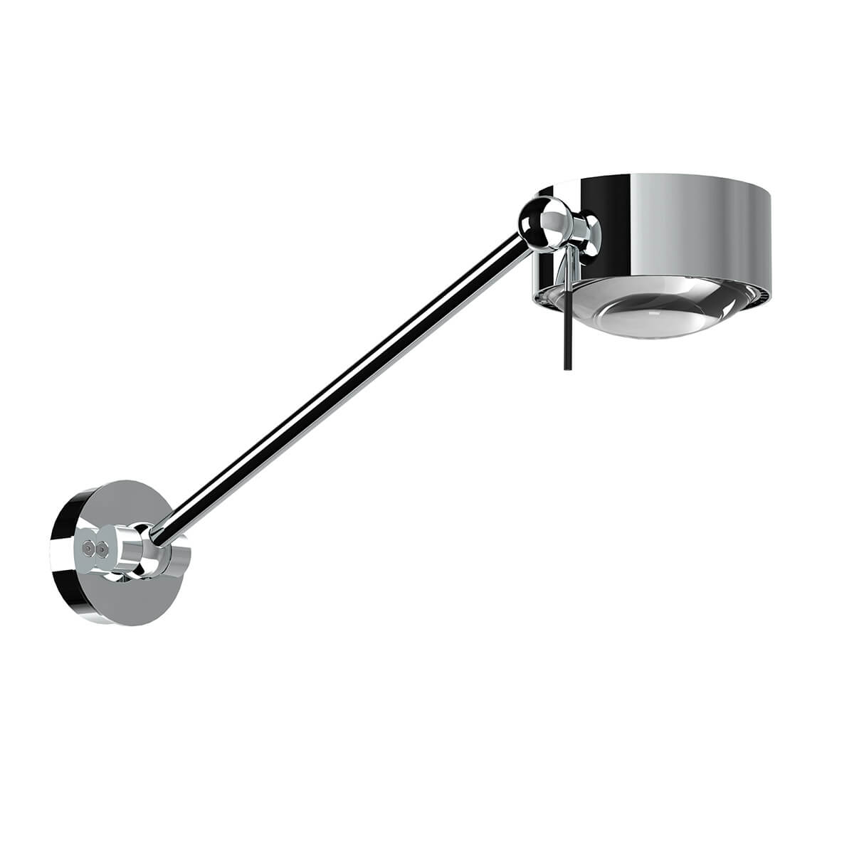 Top Light Puk Maxx Wing Single LED Wand- / Deckenleuchte, 30 cm, GehäuseChrom