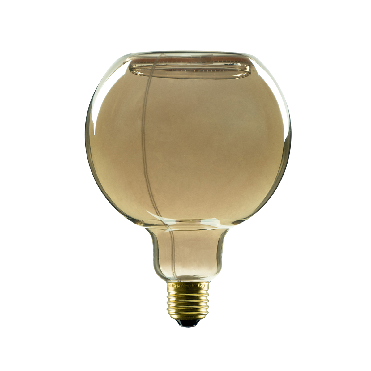 LED Floating Globe 125 smokey grau E27, 6 W, 1900 K, dimmbar