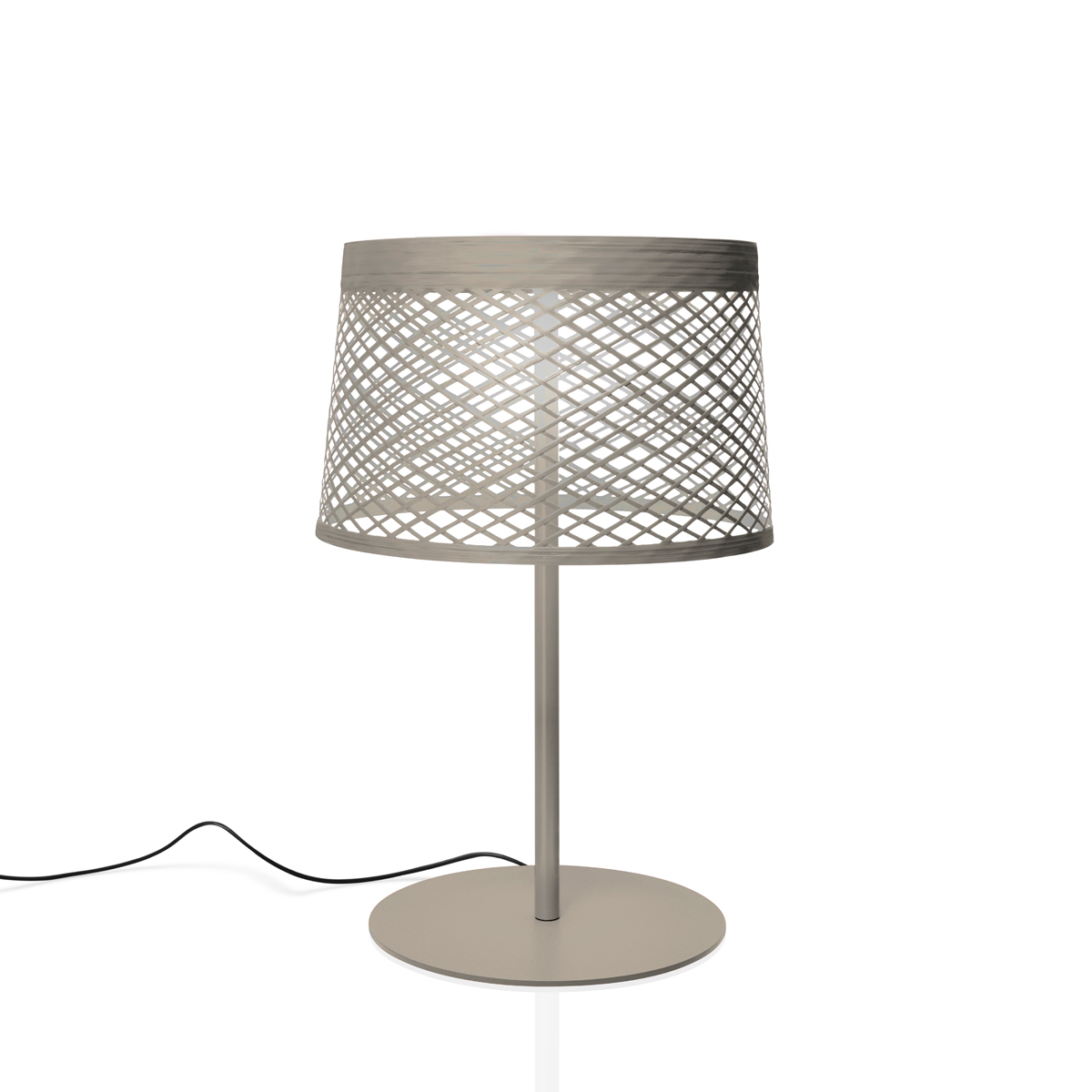 Foscarini Twiggy Grid XL LED Tavolo Outdoorgreige (graubeige)