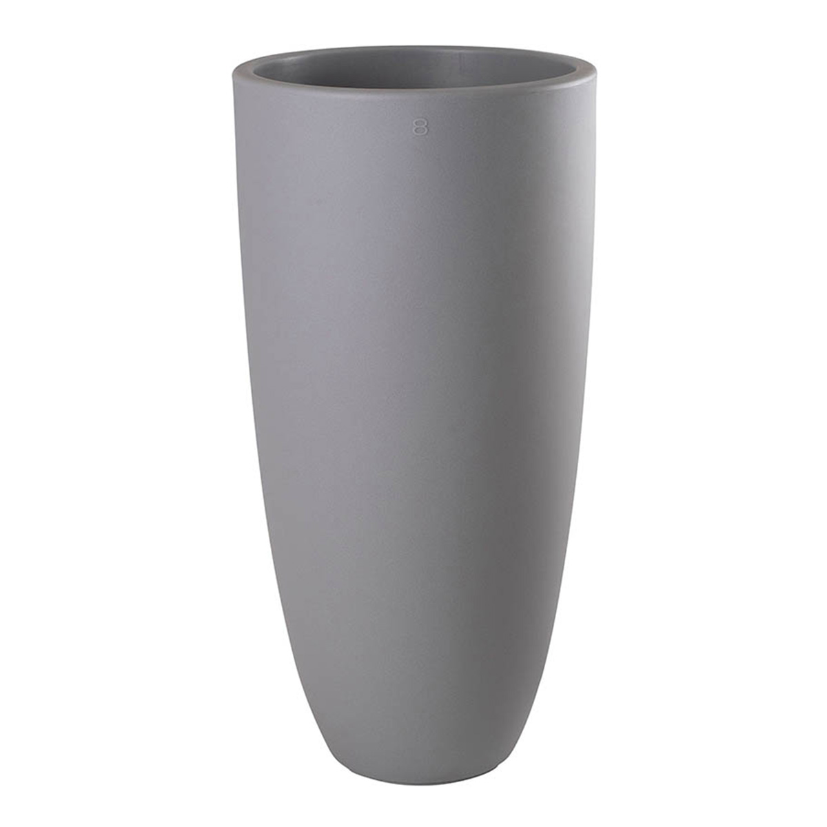 8 seasons design Shining Curvy Pot XL Dekoleuchtegrau