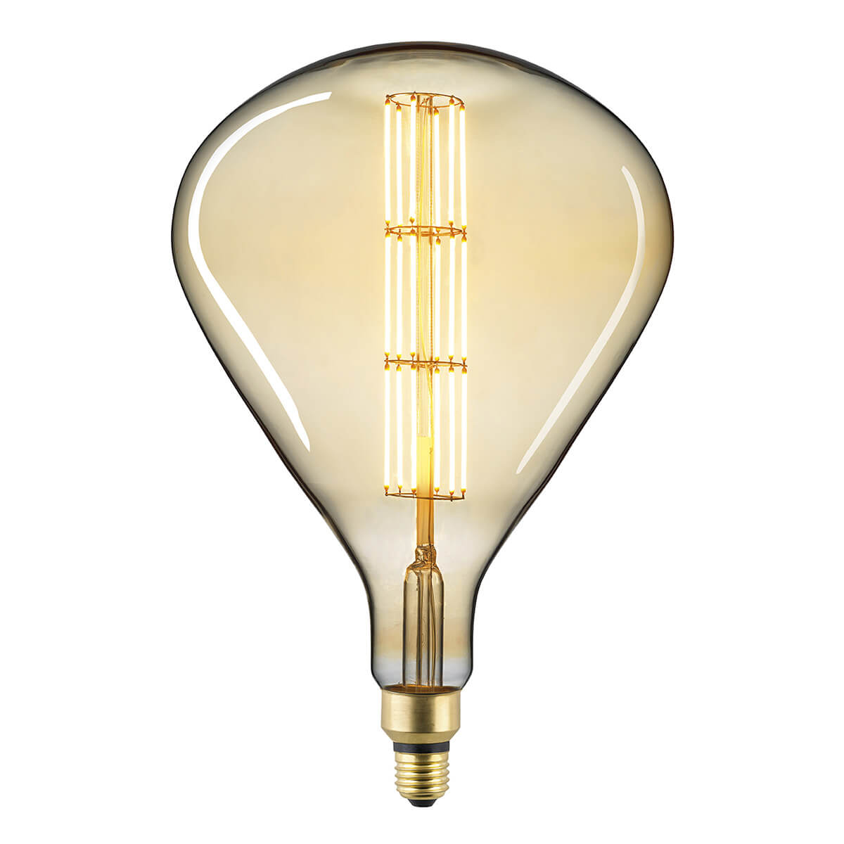 LED Filament Giantlampe Tear E27 Gold, 8 W, 2000 K, dimmbar