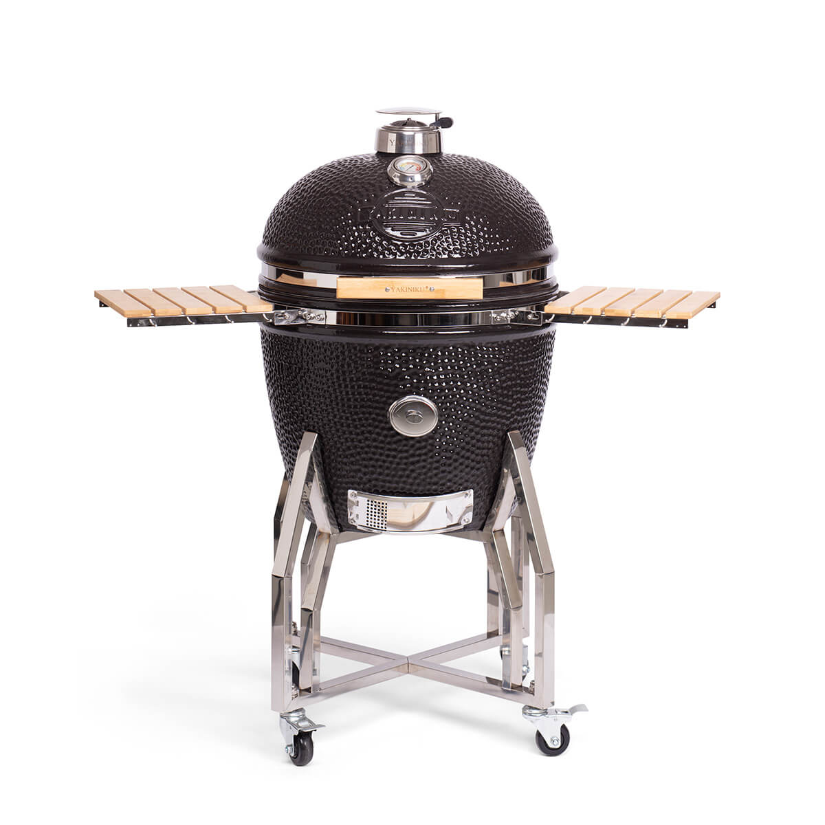 Kamado Grill inkl. Ständer, Seitentischen & Pro Set