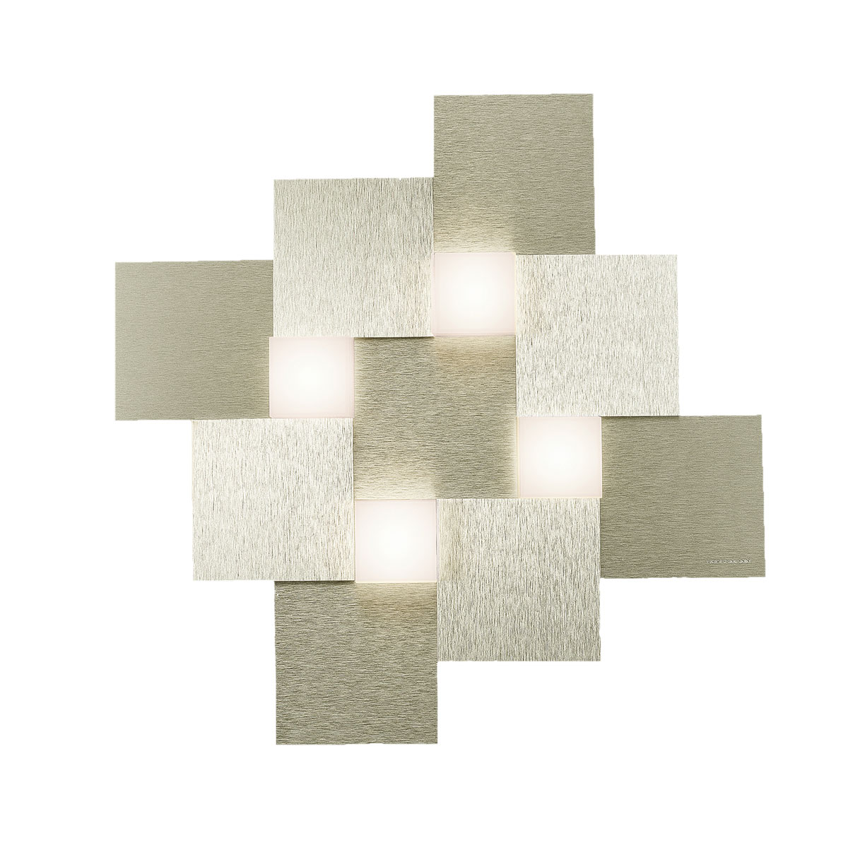 Grossmann Creo LED Deckenleuchte, 44 x 44 cmchampagner