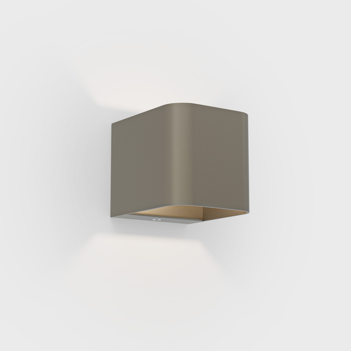 IP44.de Intro LED Außenwandleuchtecool brown (braun)