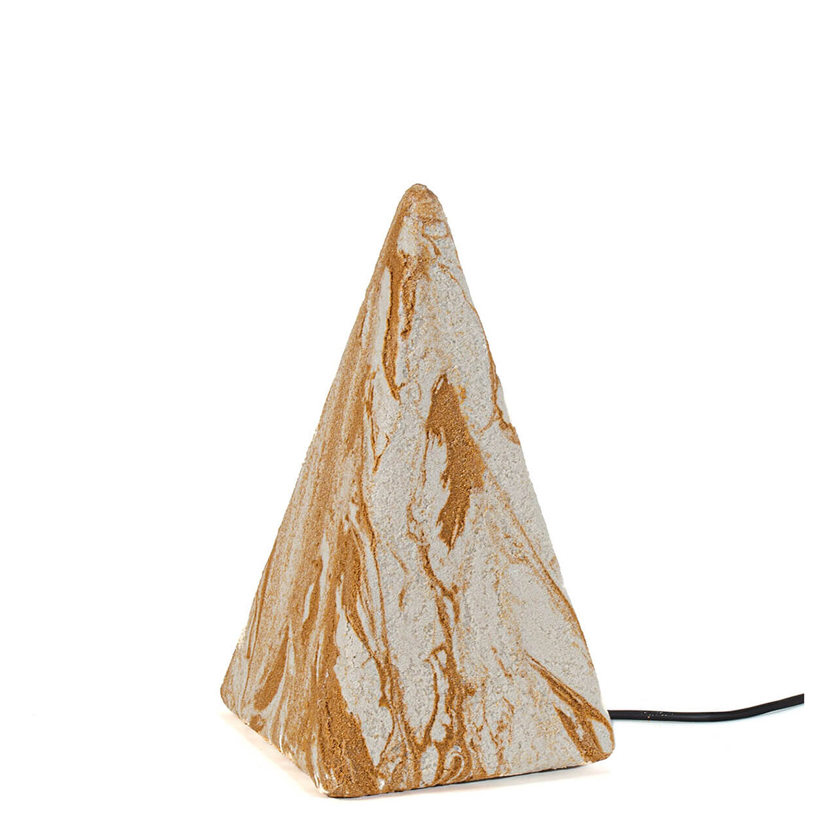 Epstein-Design Pyramide Sahara AußenleuchteHöhe: 36 cm, Sandstein, mit Schalter