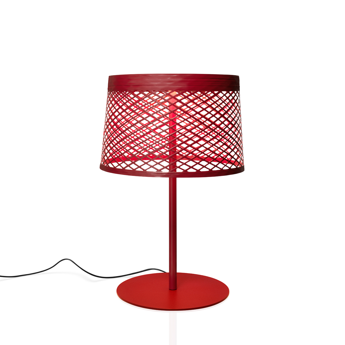 Foscarini Twiggy Grid XL LED Tavolo Outdoorcarminio (karminrot)