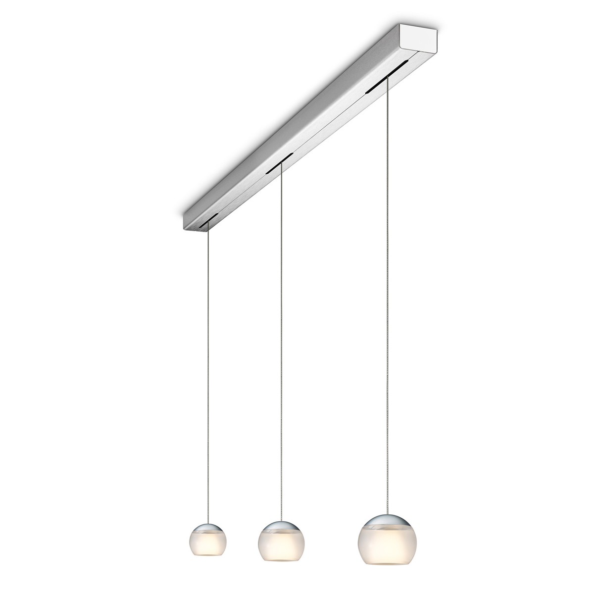 Balino LED Pendelleuchte, 3-flg.