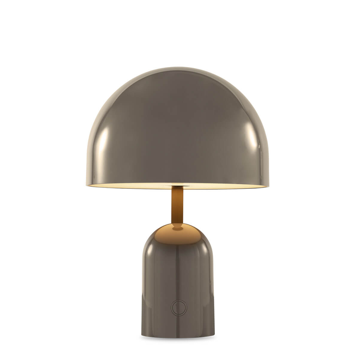 Tom Dixon Bell Portable LED Akkuleuchtetaupe glänzend