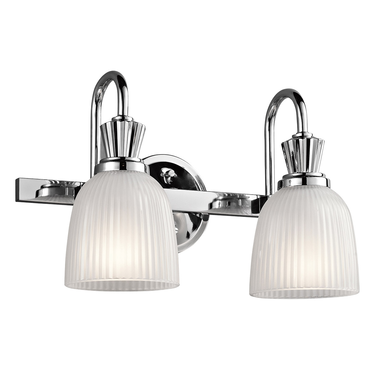 Elstead Lighting Cora Wandleuchte, 2-flg.Chrom poliert