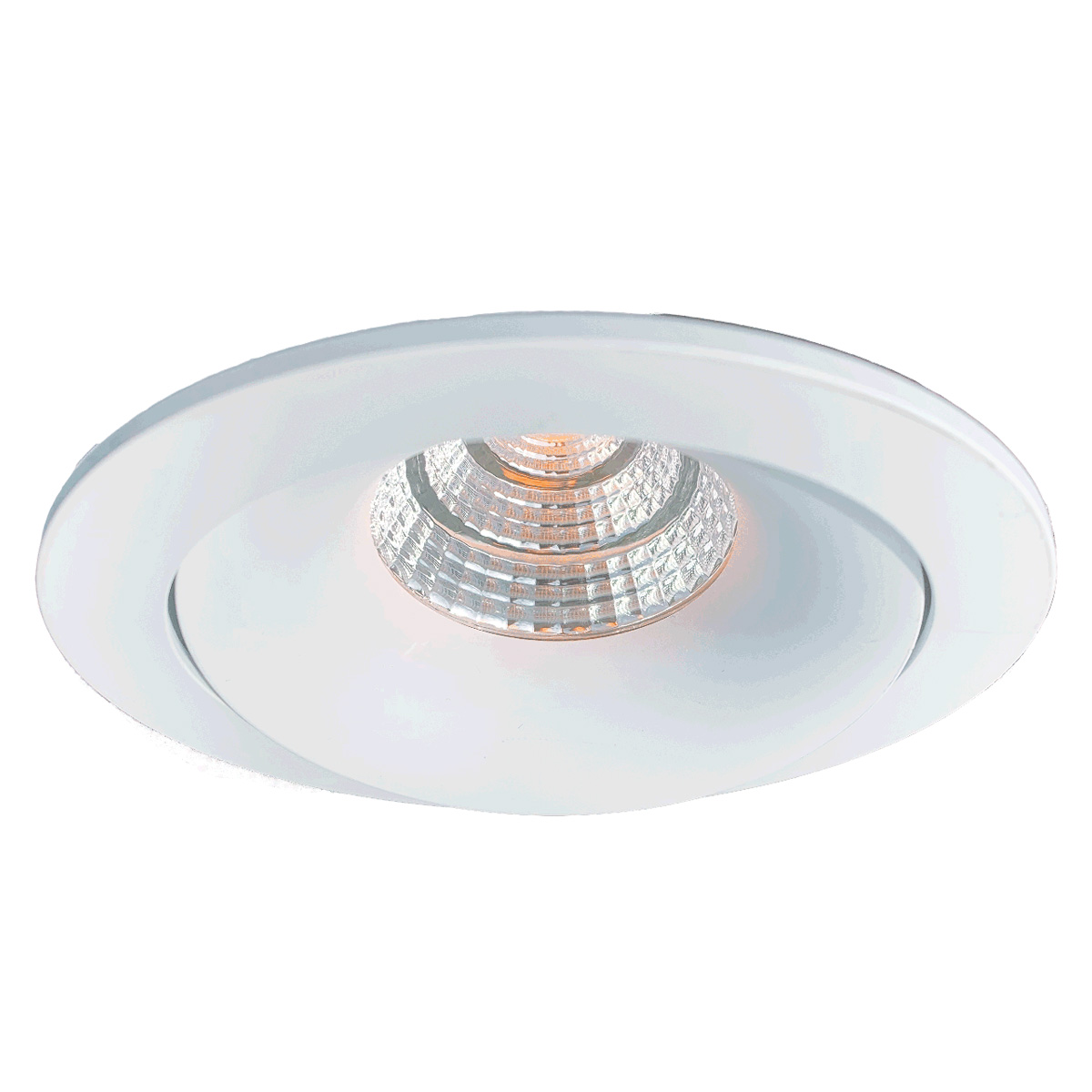 Mobilux MOBiDIM COB Style R LED Einbaustrahler, Dim-to-Warm6,8 W, 2700-1800 K, weiß