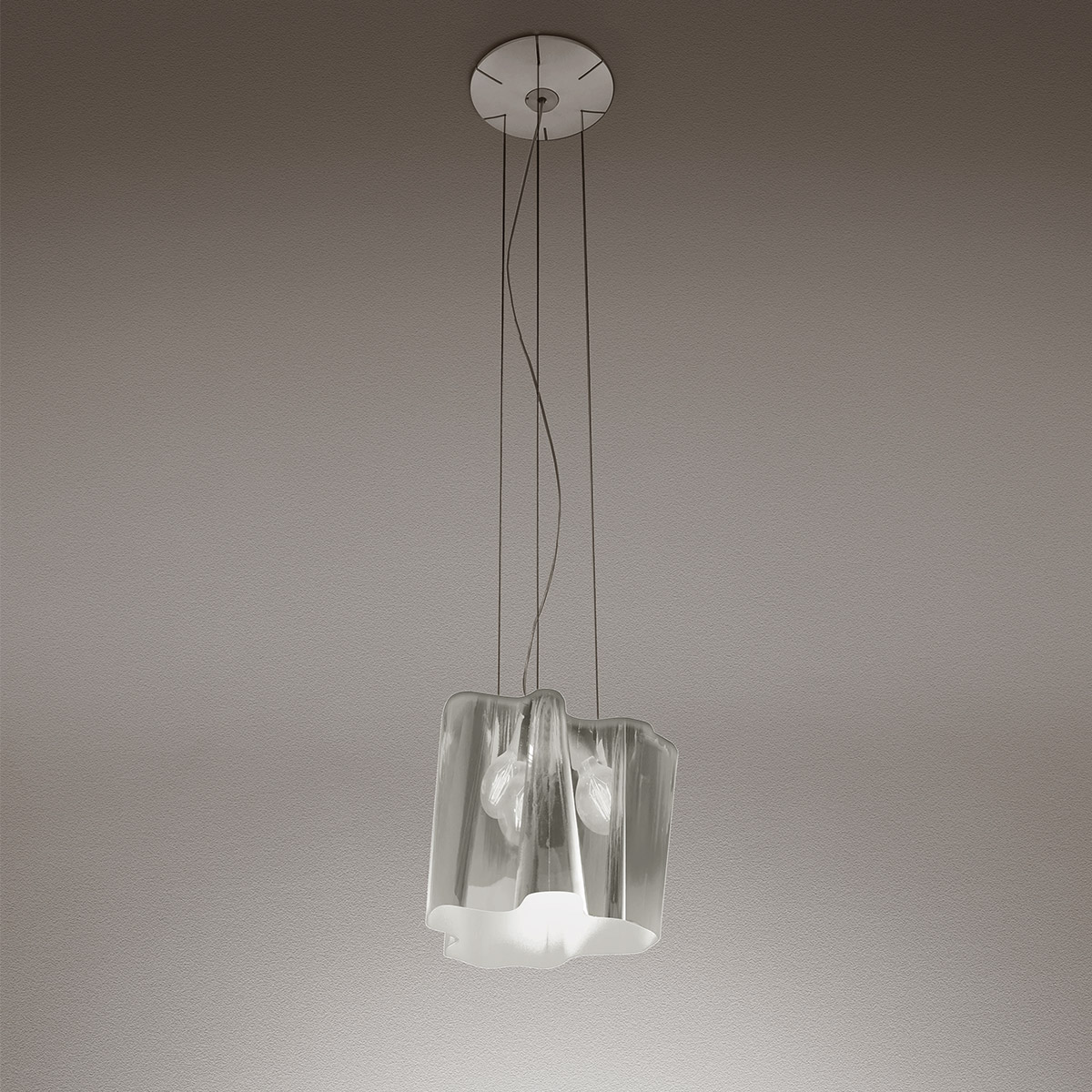 Artemide Logico SospensioneGlas: rauchgrau