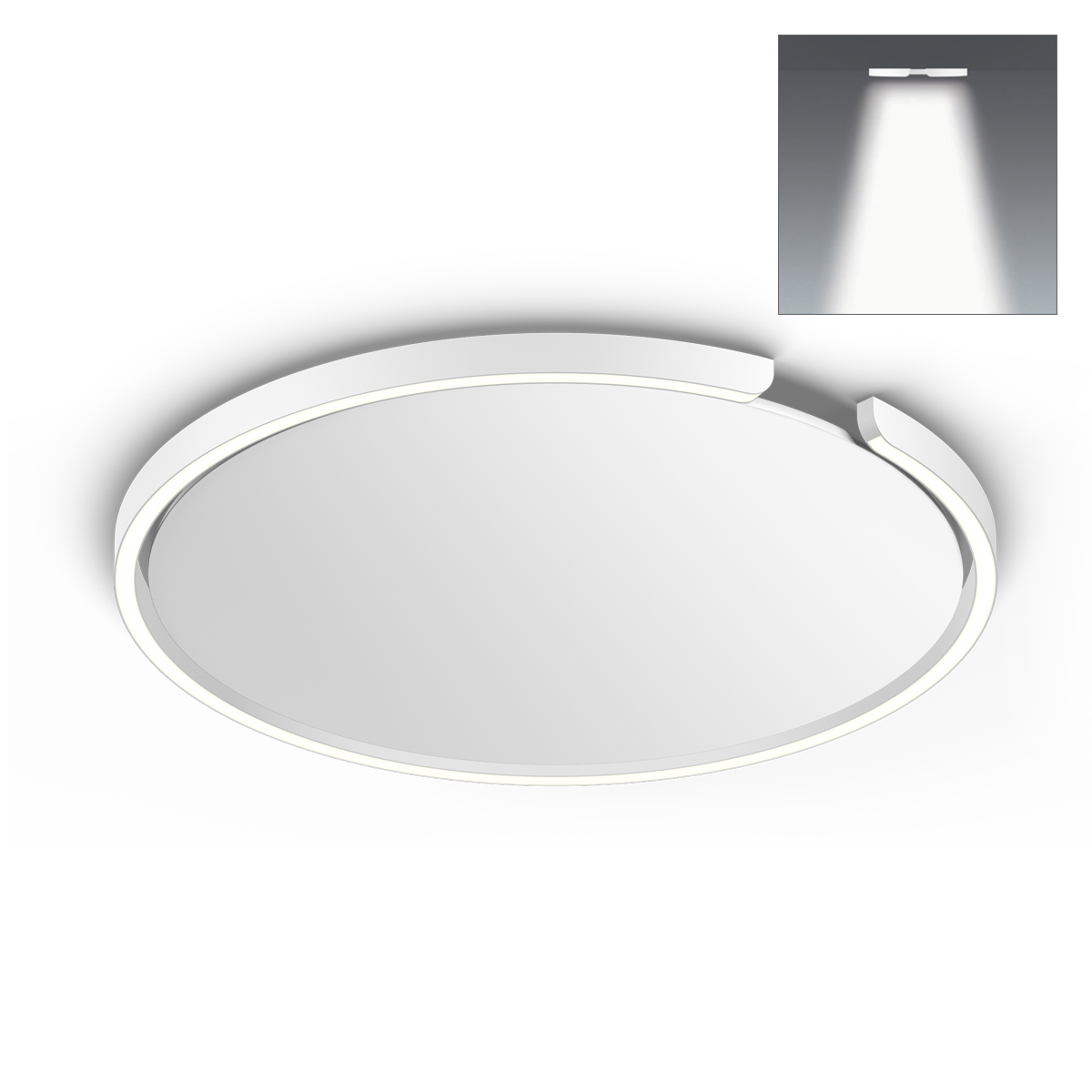 Mito soffitto 60 up narrow LED Deckenleuchte