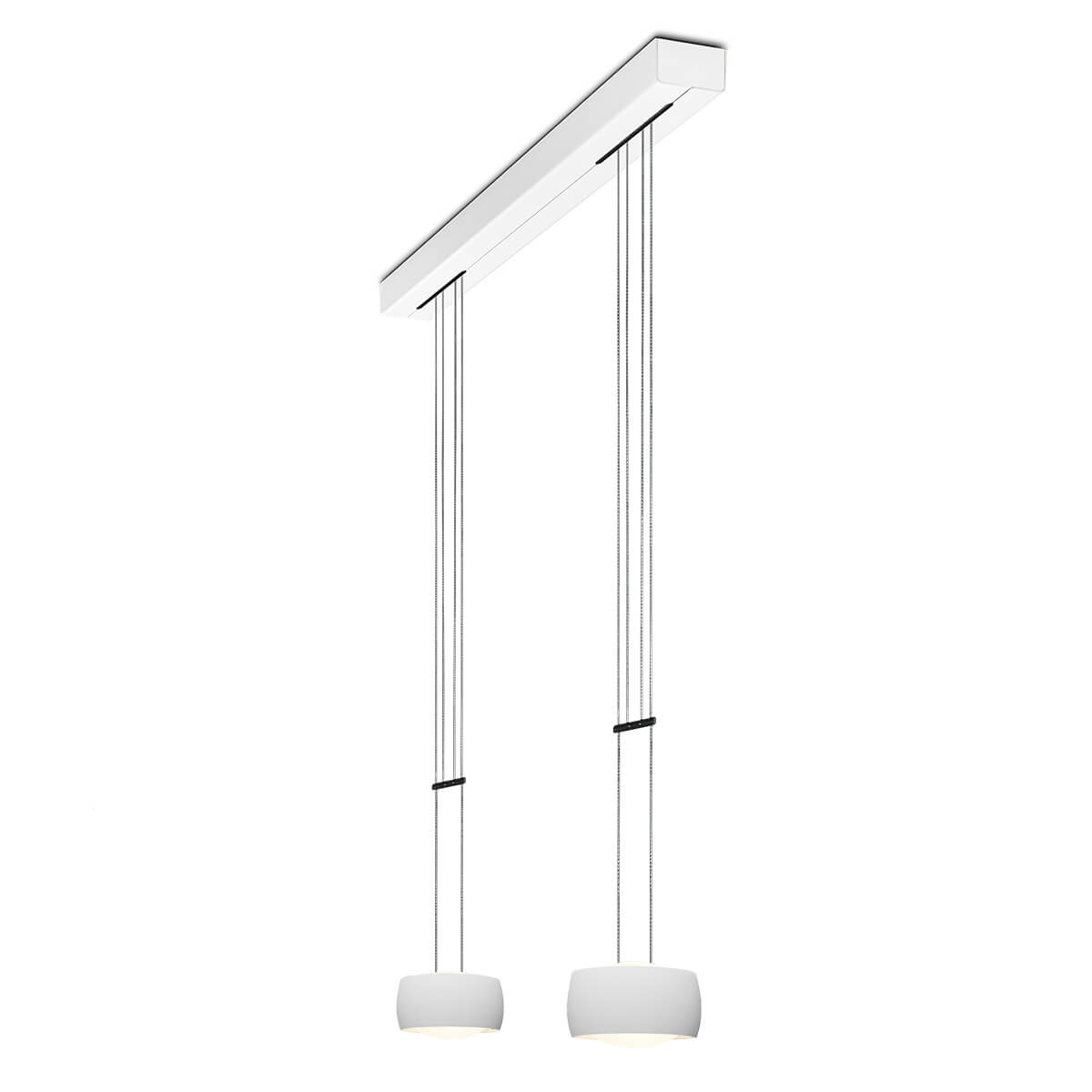 Oligo Grace LED Pendelleuchte, 2-flg., Tunable Whiteweiß matt