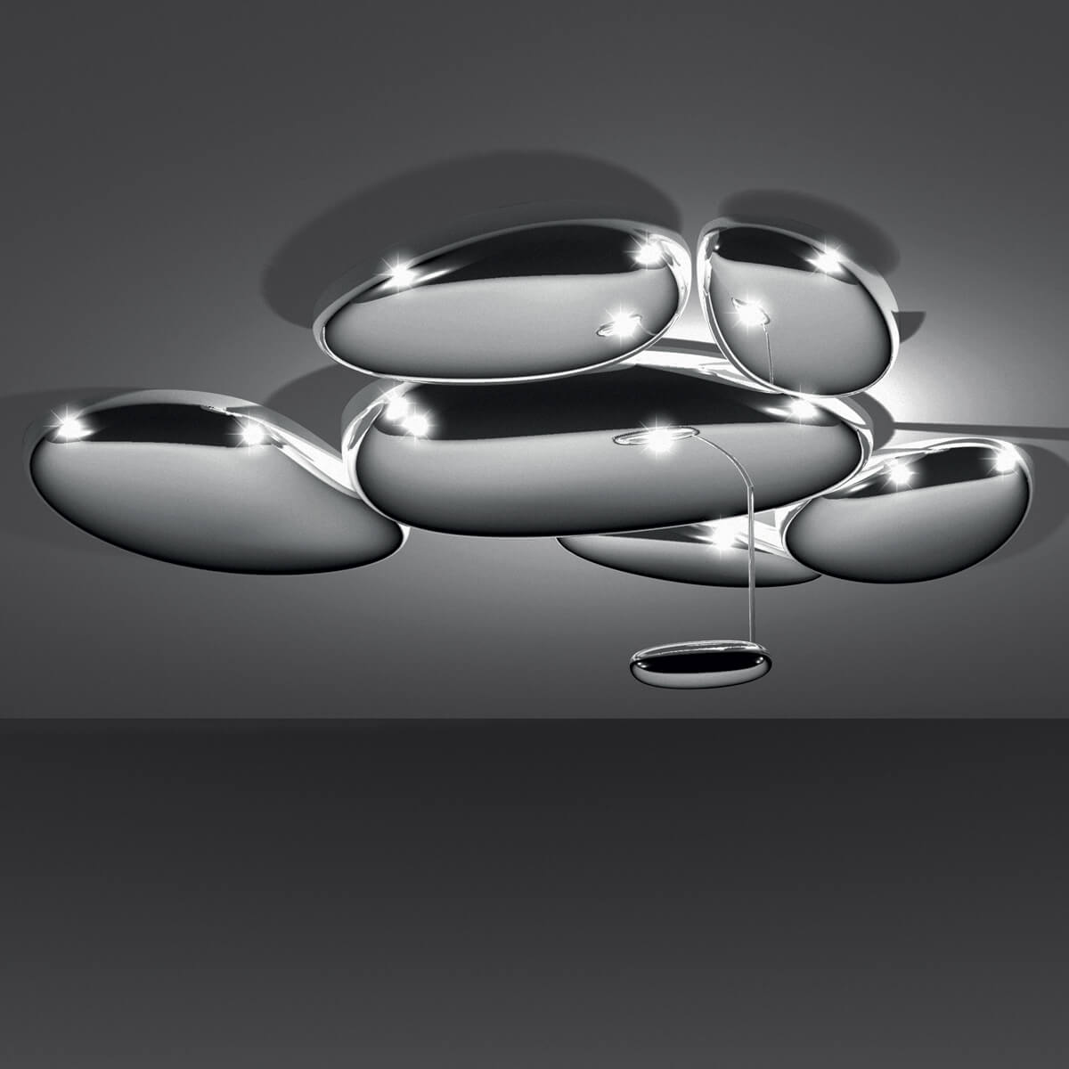 Artemide Skydro LED Soffitto3000 K, Chrom