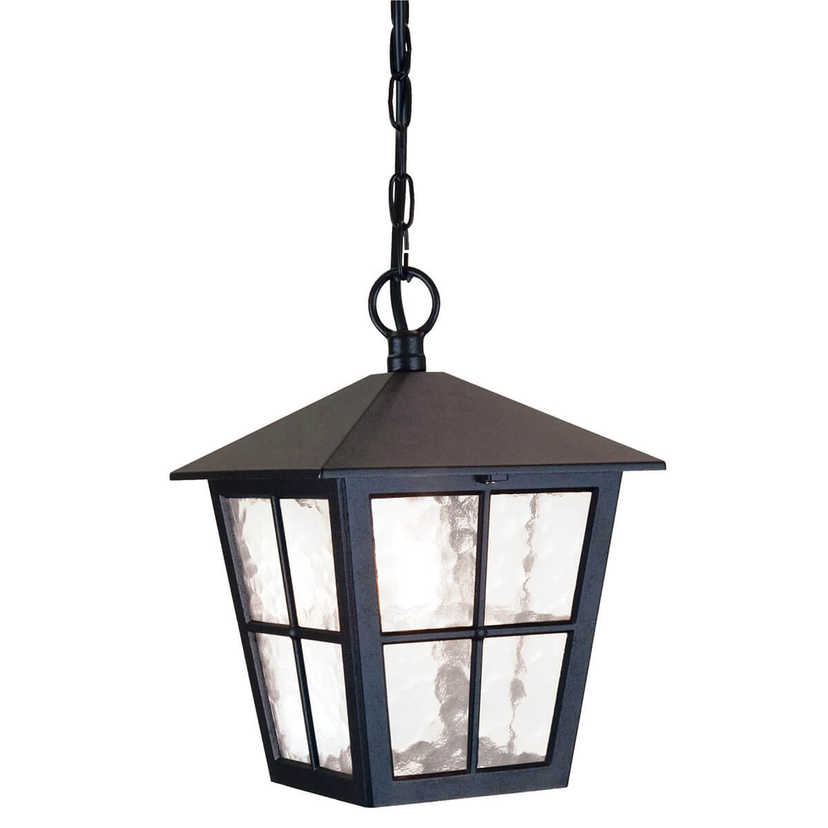 Elstead Lighting Canterbury 1 Light Grande Chain Pendelleuchteschwarz