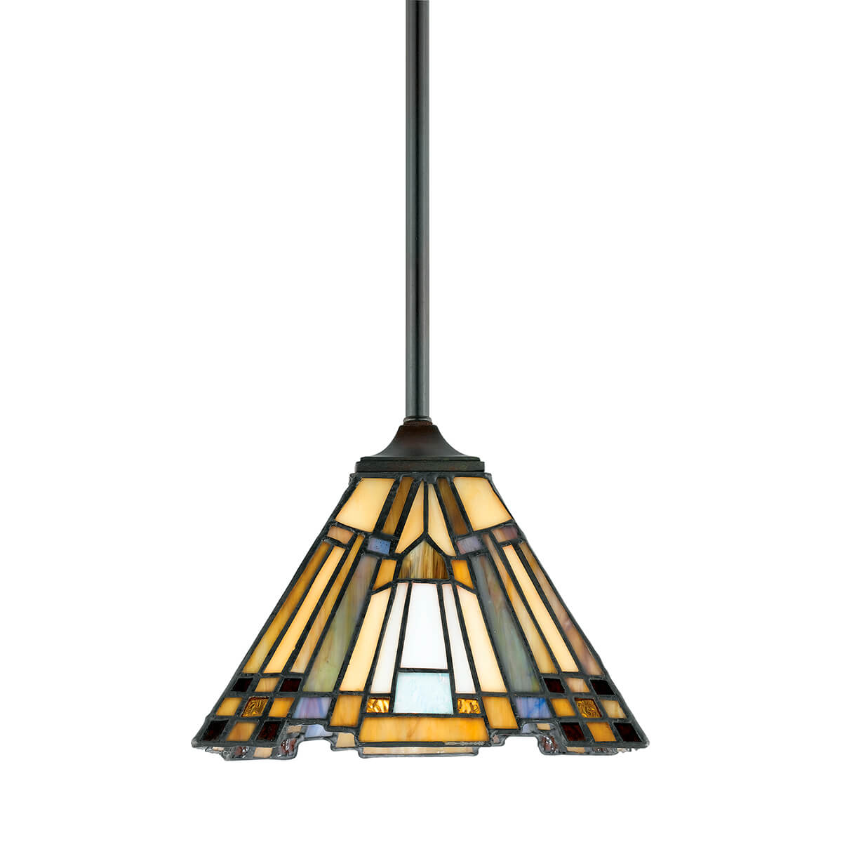 Elstead Lighting Inglenook Mini PendelleuchteBronze / mehrfarbig