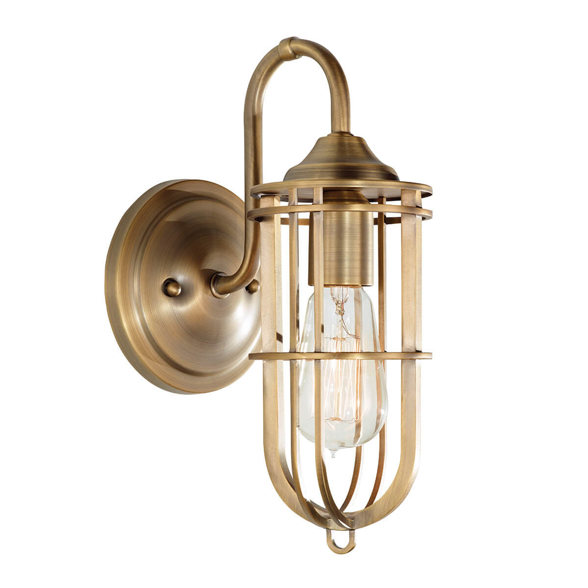 Elstead Lighting Urban Renewal WB1 WandleuchteAntik Messing