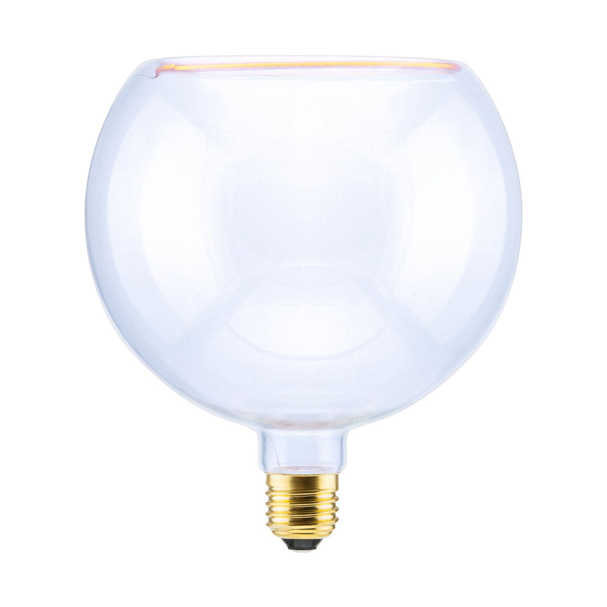 LED Floating Globe 200 klar E27, 5 W, 2200 K, dimmbar