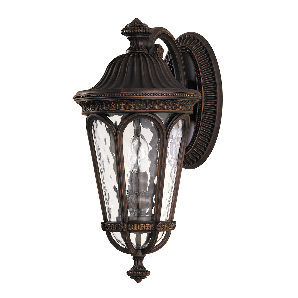 Elstead Lighting Regent Court Wandleuchte, 2-flg.wallnussfarben