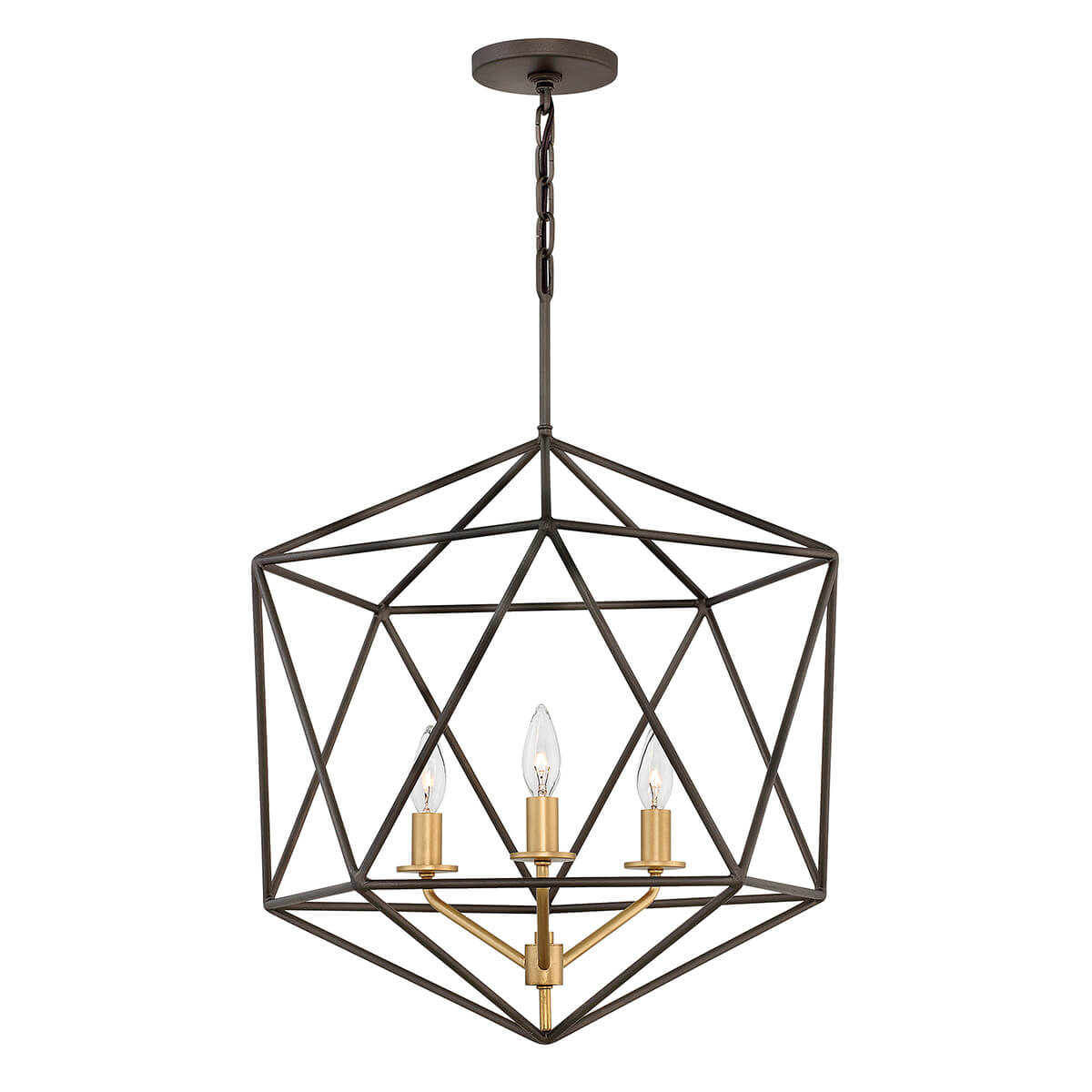 Elstead Lighting Astrid Pendelleuchte3-flg., Bronze matt / metallic