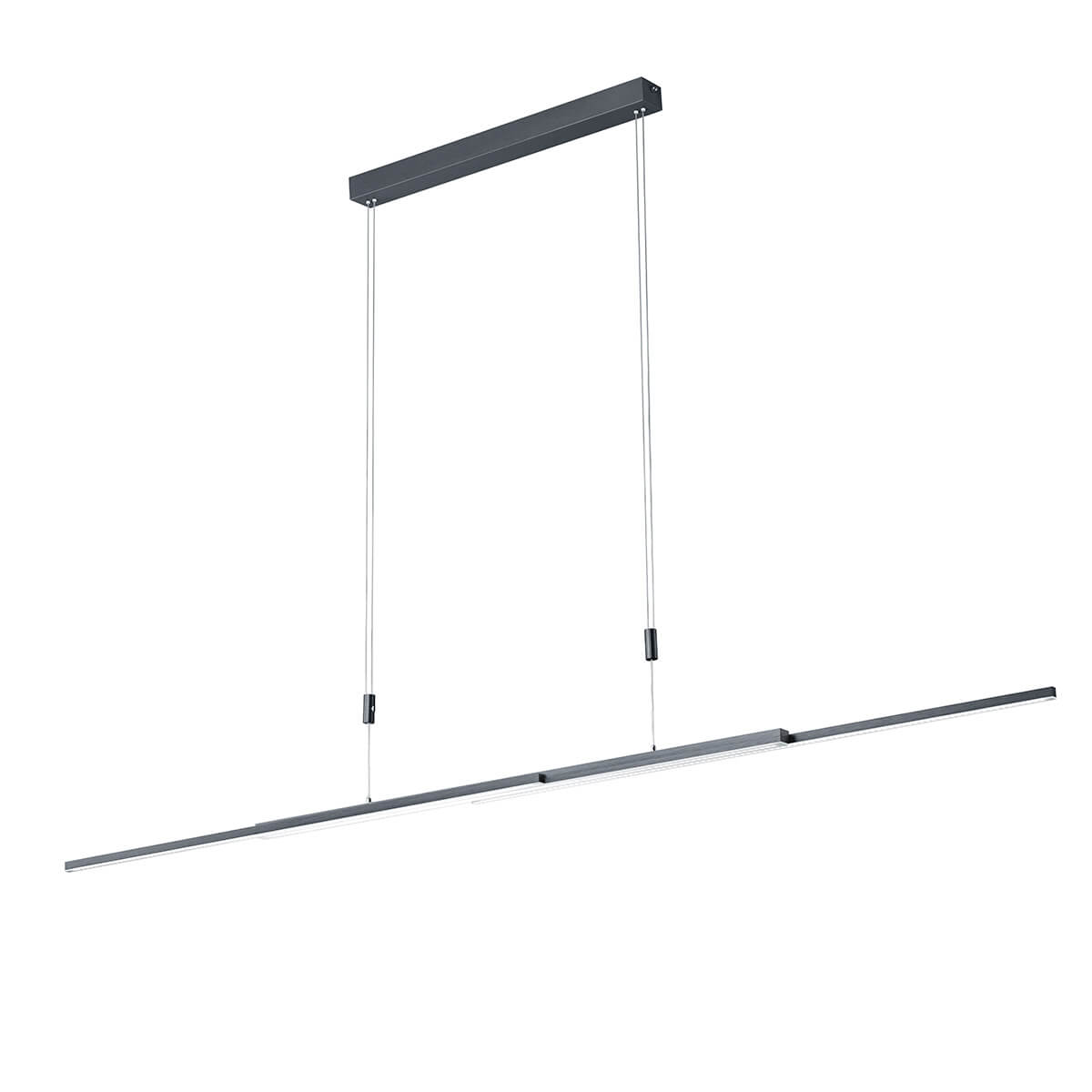 Bankamp Leuchten Lightline II up & down LED Pendelleuchte, Vertical dimanthrazit matt eloxiert